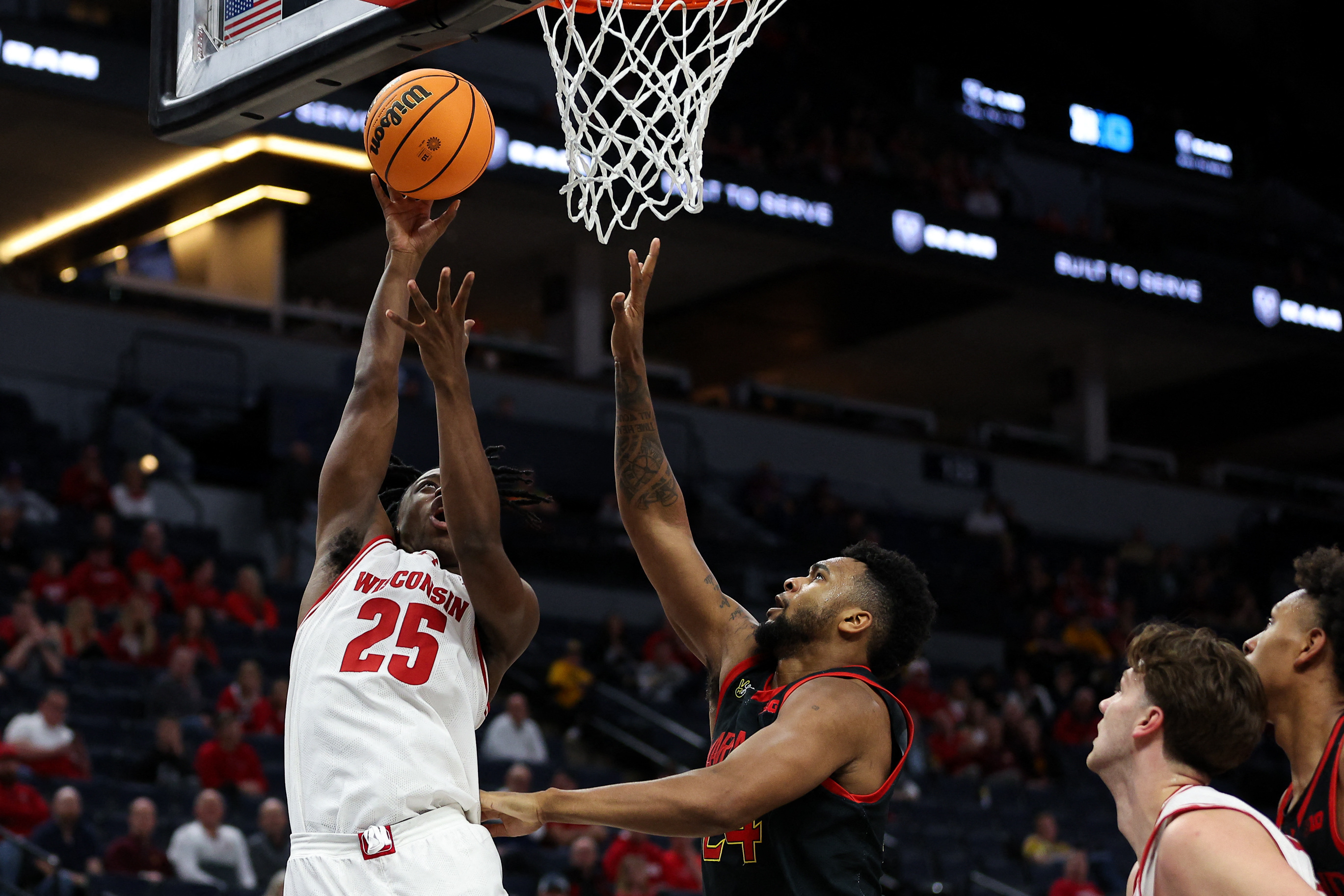 Wisconsin Dominates Maryland From Start To Finish 