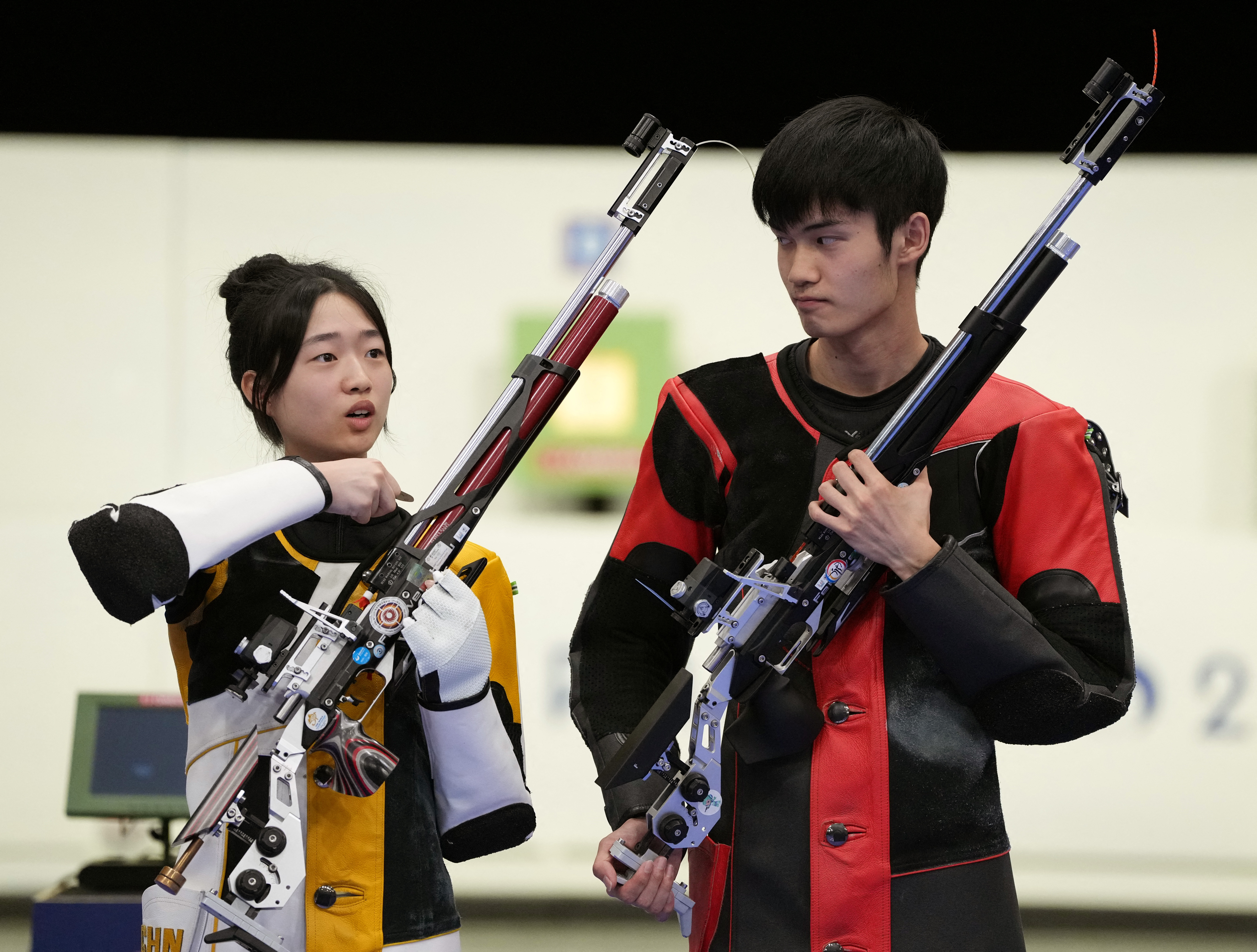 Shooting - 10m Air Rifle Mixed Team Gold Medal