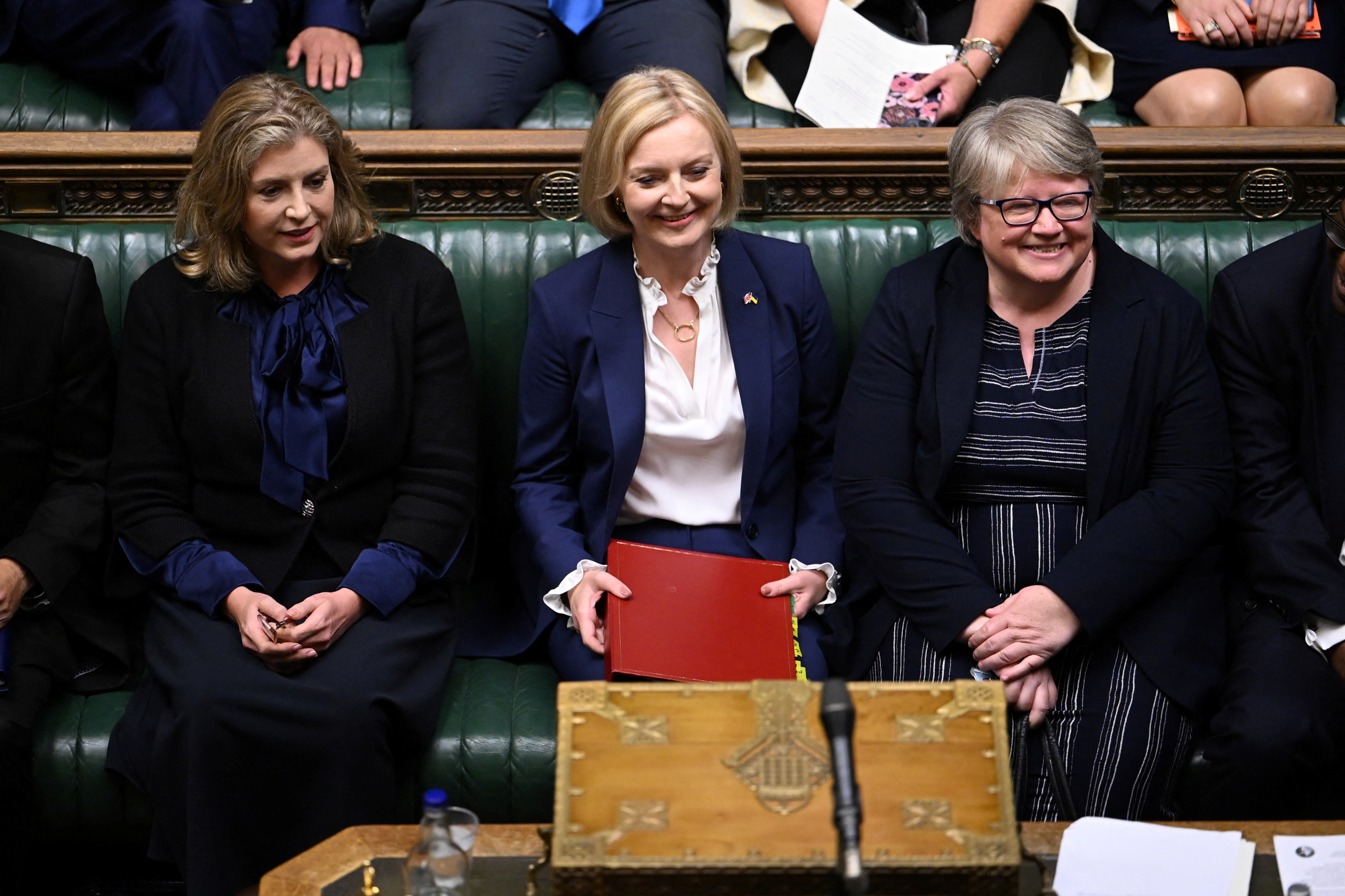 New British PM Truss attends her first PMQs at House of Commons in London