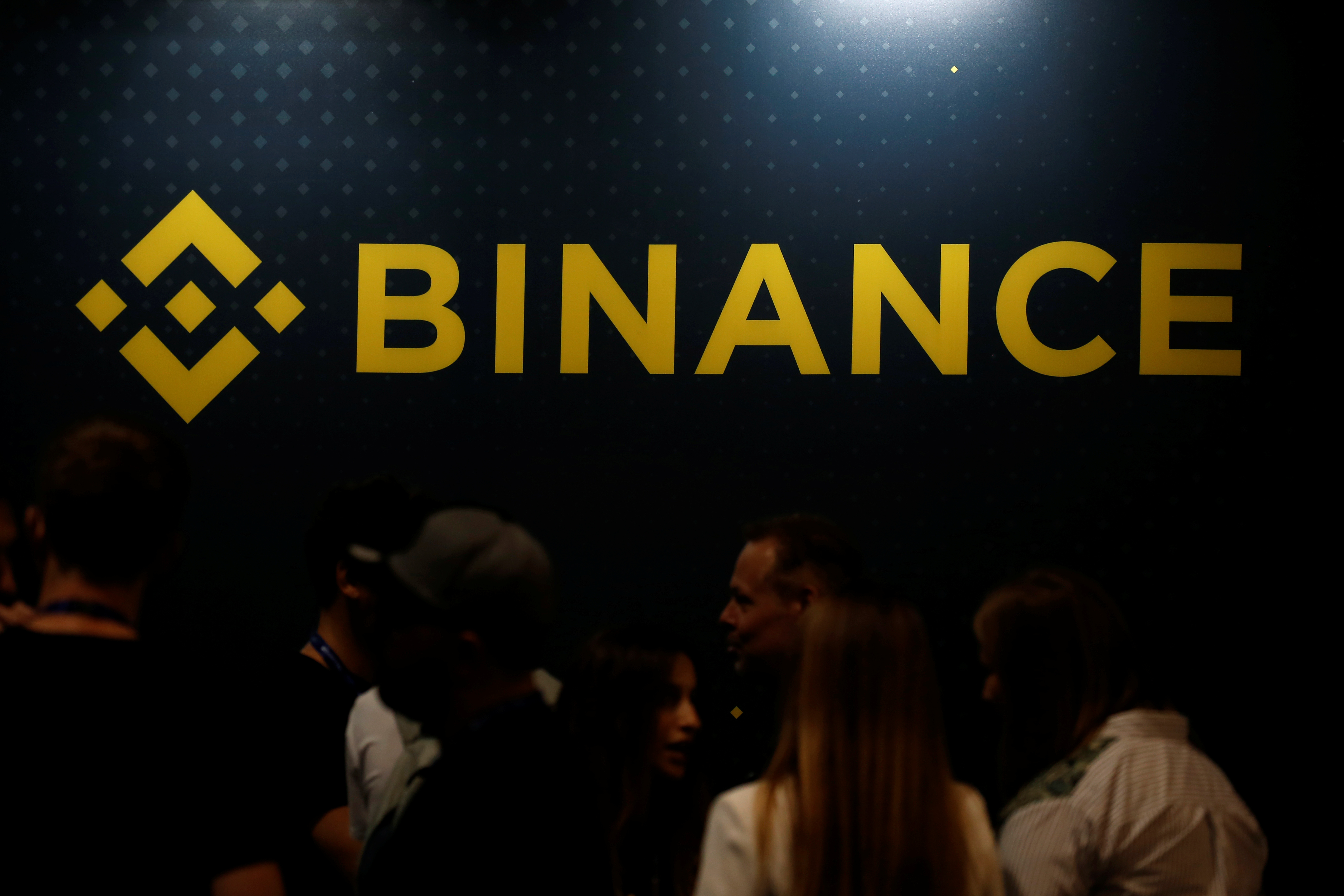 The logo of Binance is seen on their exhibition stand at the Delta Summit, Malta's official Blockchain and Digital Innovation event promoting cryptocurrency, in Ta' Qali