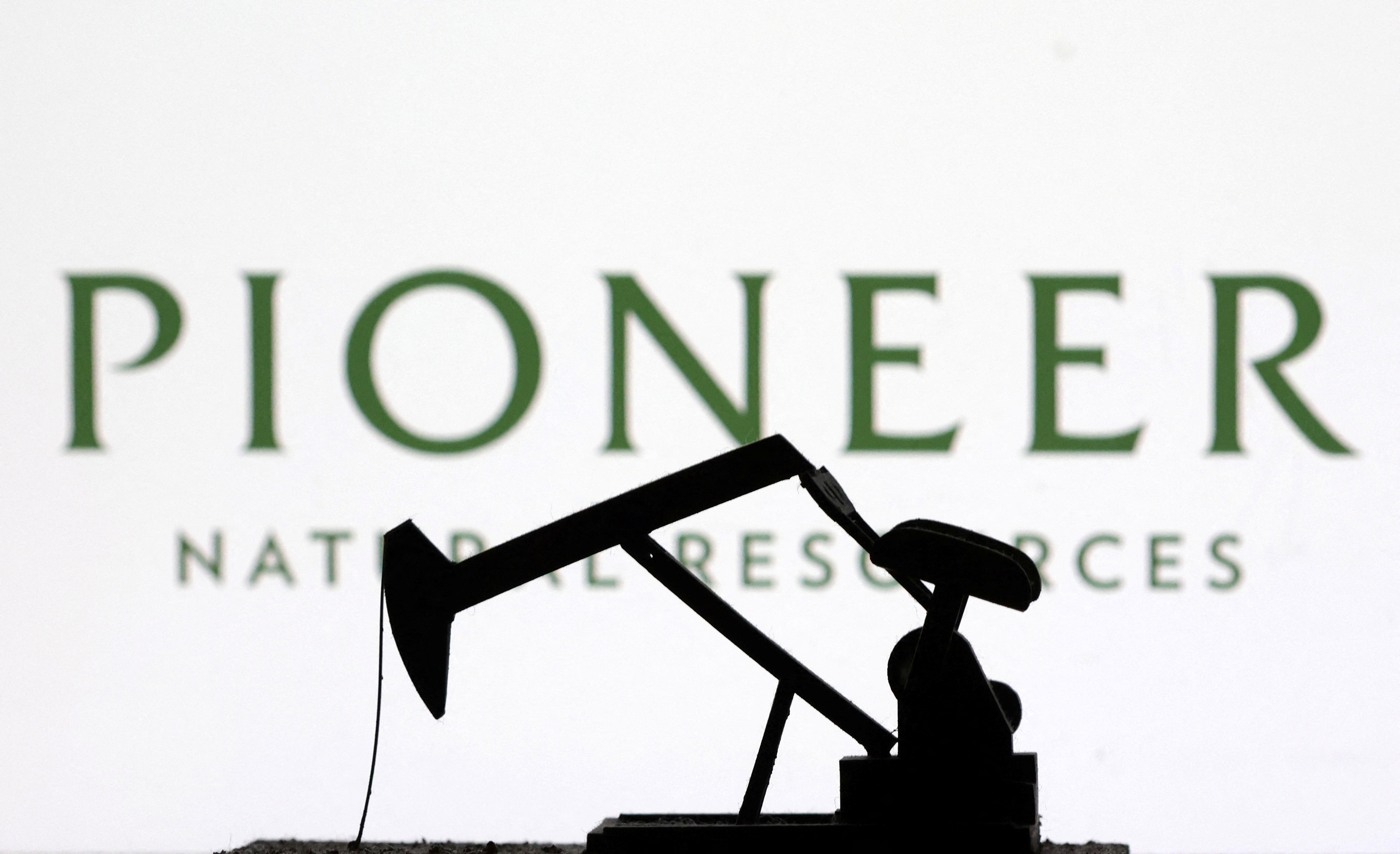 Illustration shows Pioneer Natural Resources logo