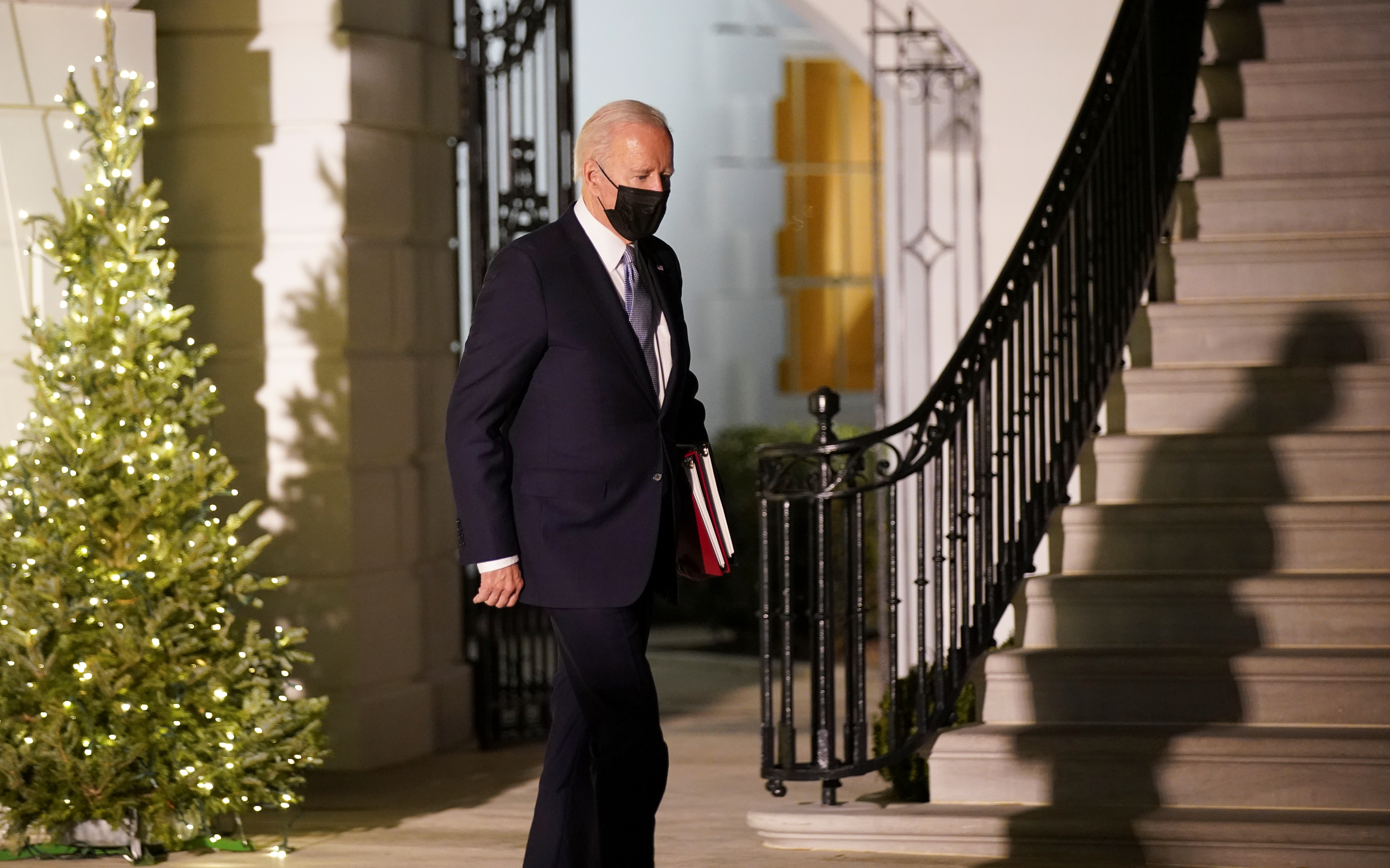 President Biden departs the White House in Washington