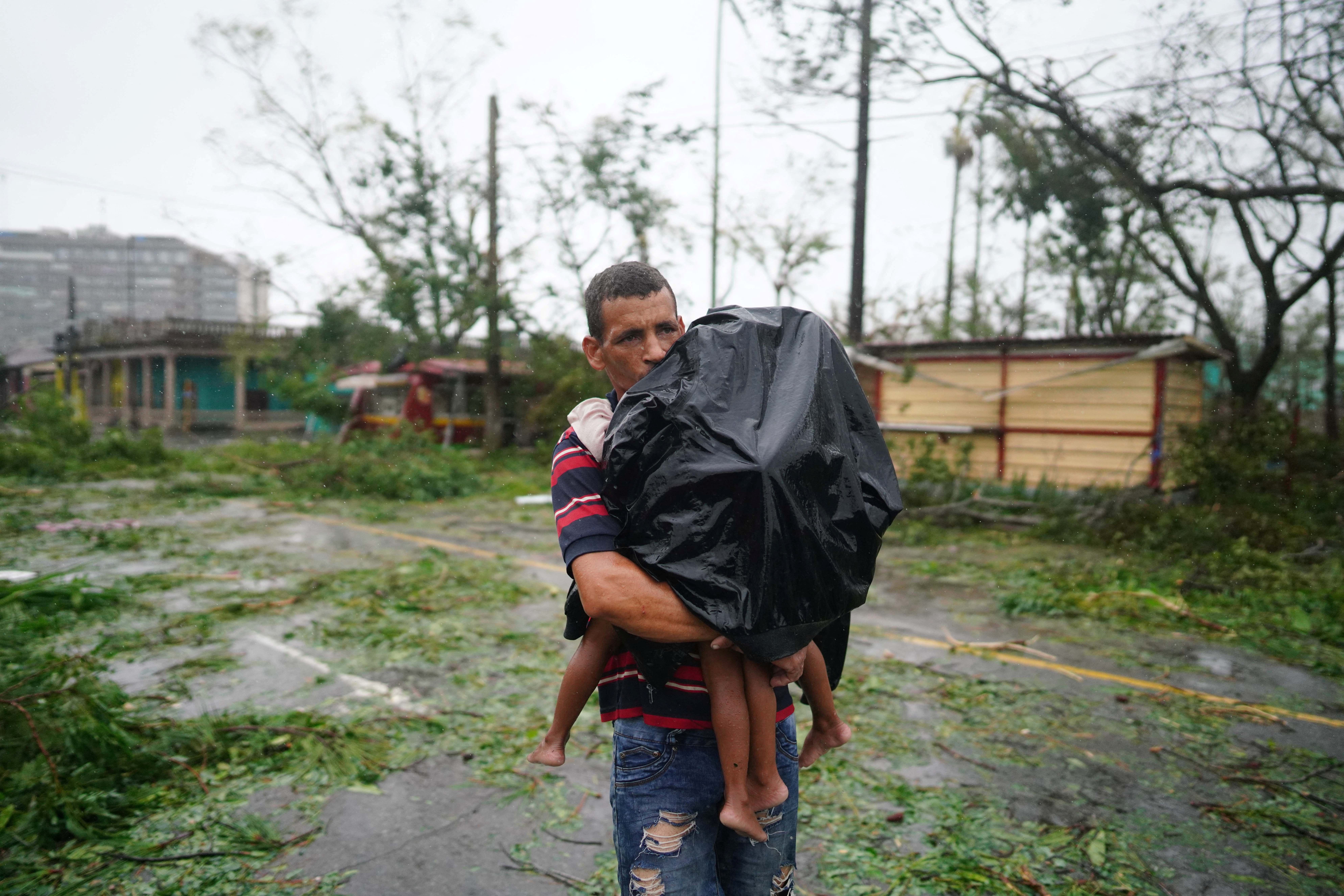 Cubans face Hurricane Ian in Pinar del Rio, Cuba