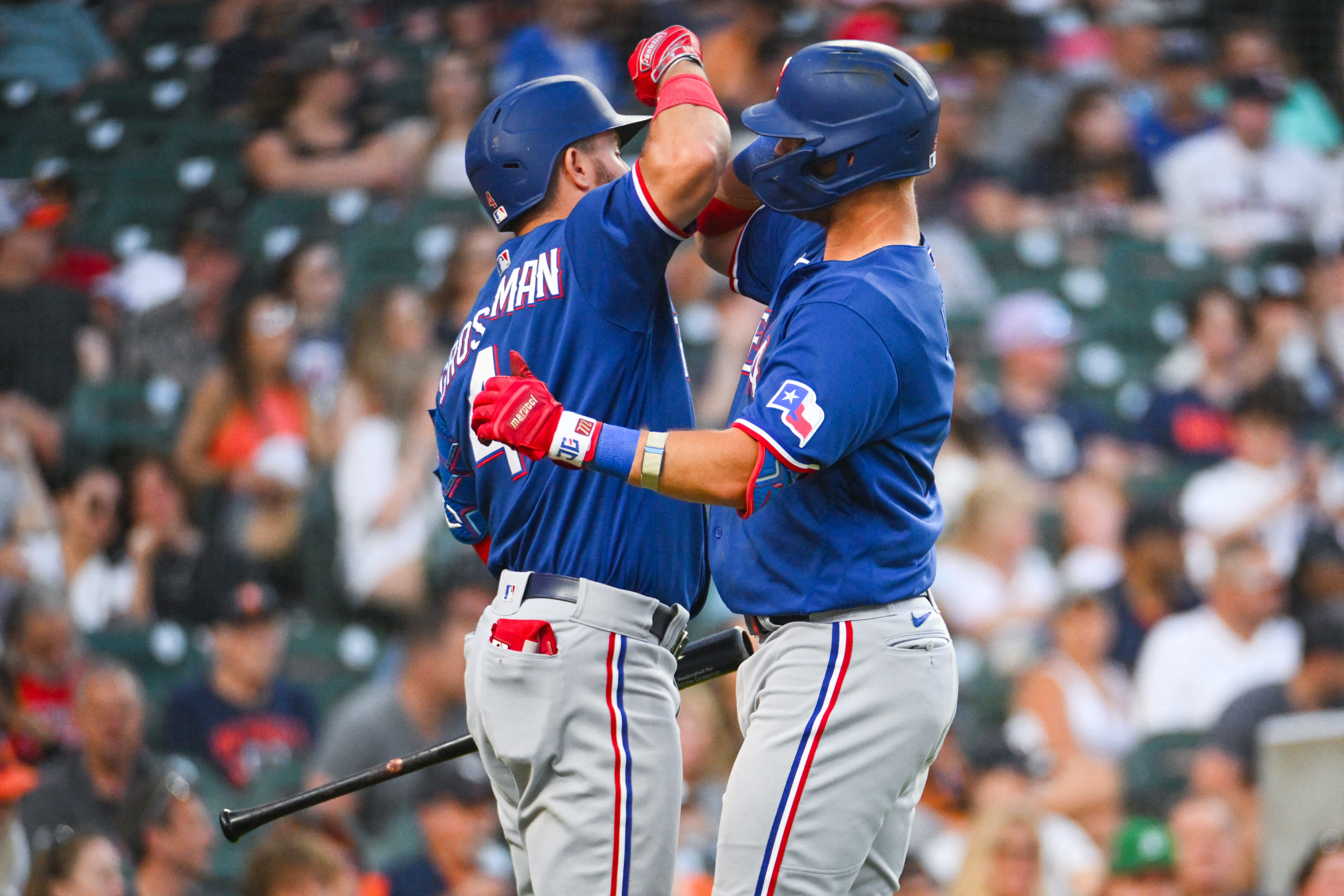 Grant Anderson wins in relief in MLB debut, Rangers beat Tigers 10