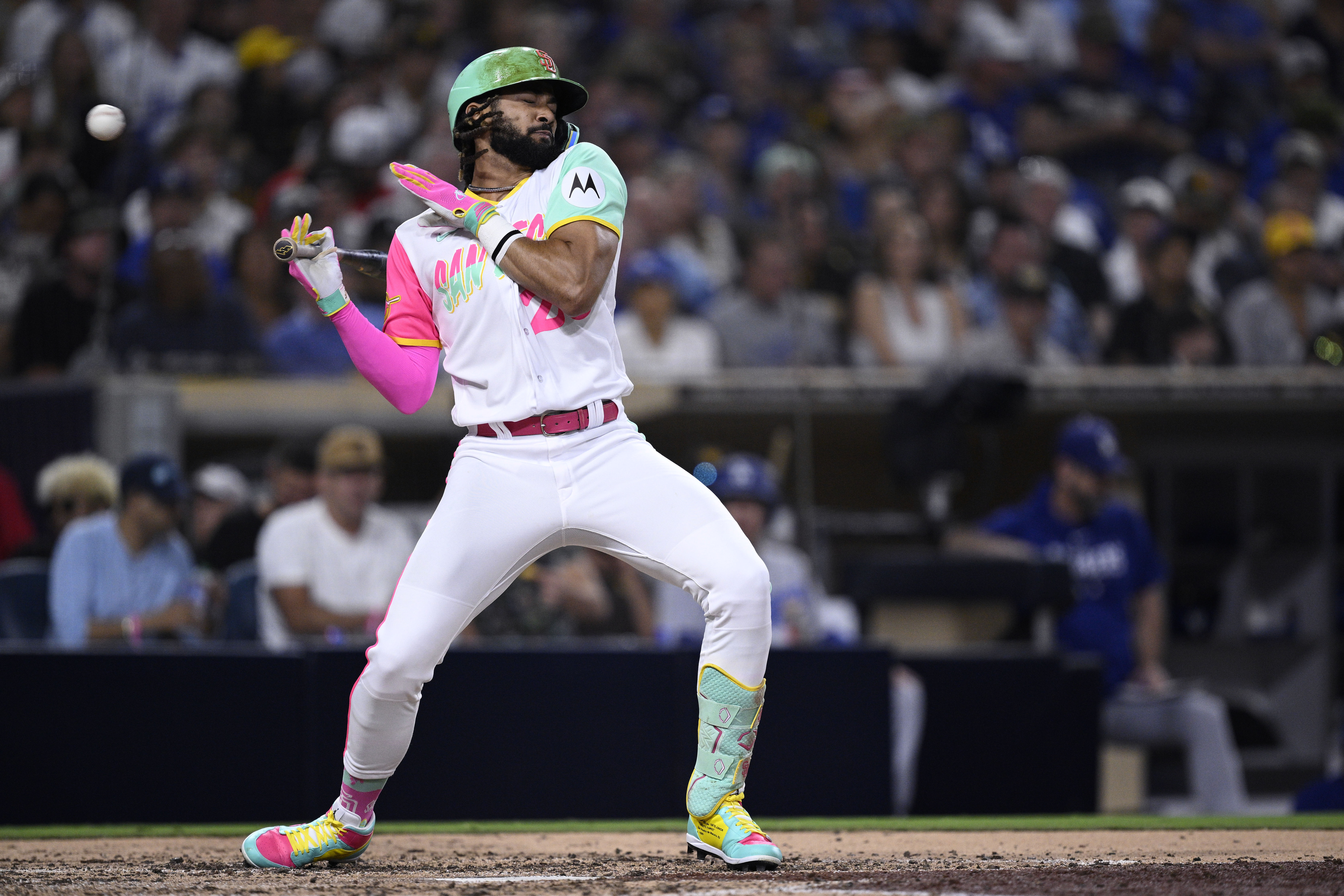 San Diego Padres Game-Used Pink Mother's Day Baseball vs New York