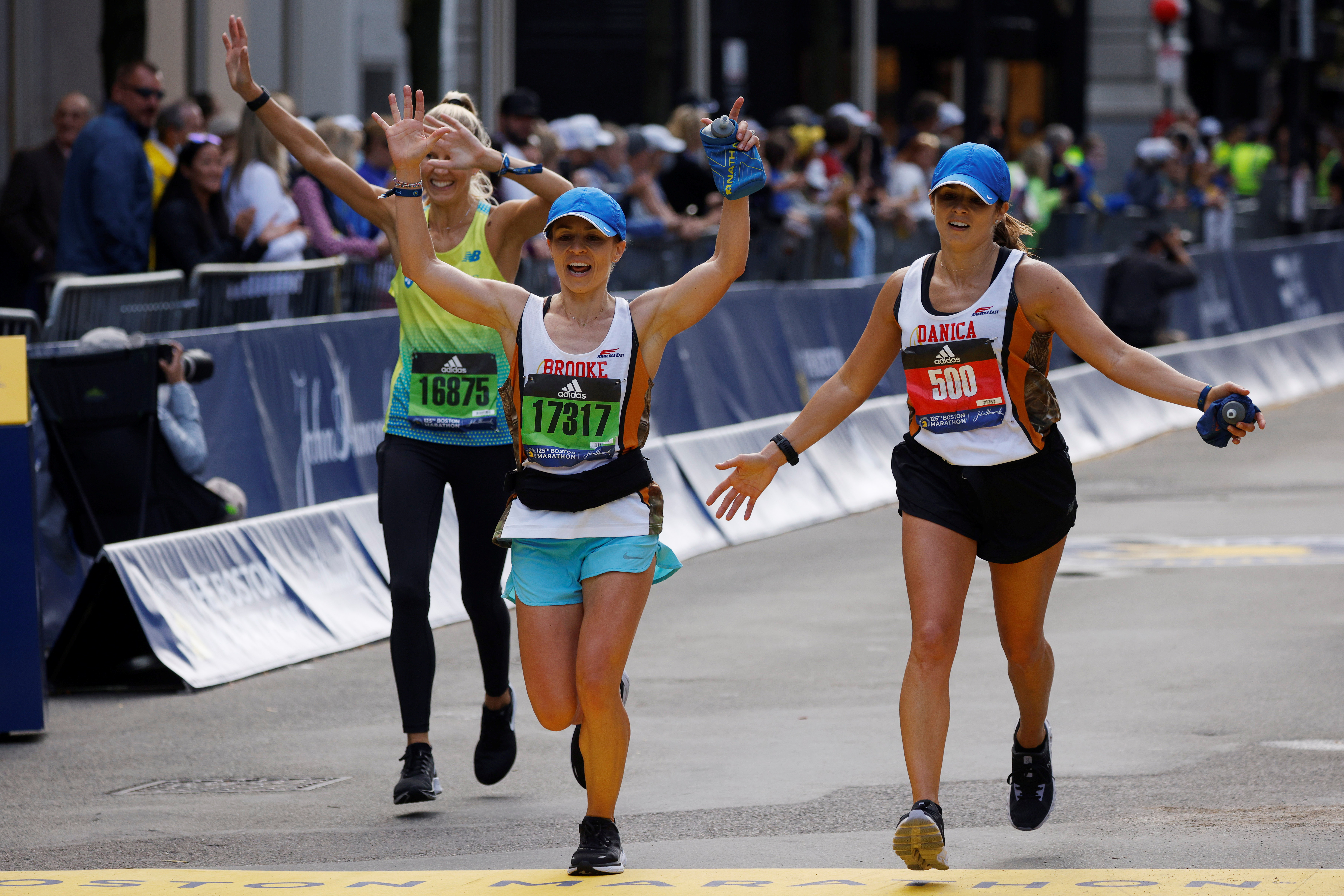 The 125th running of the Boston Marathon is held in Boston