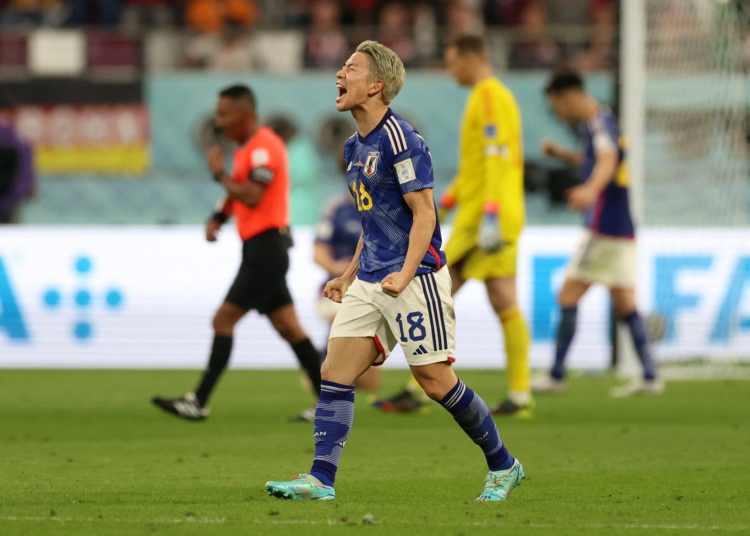 Japan Gets Two Late Goals To Upset Germany 2-1 At World Cup
