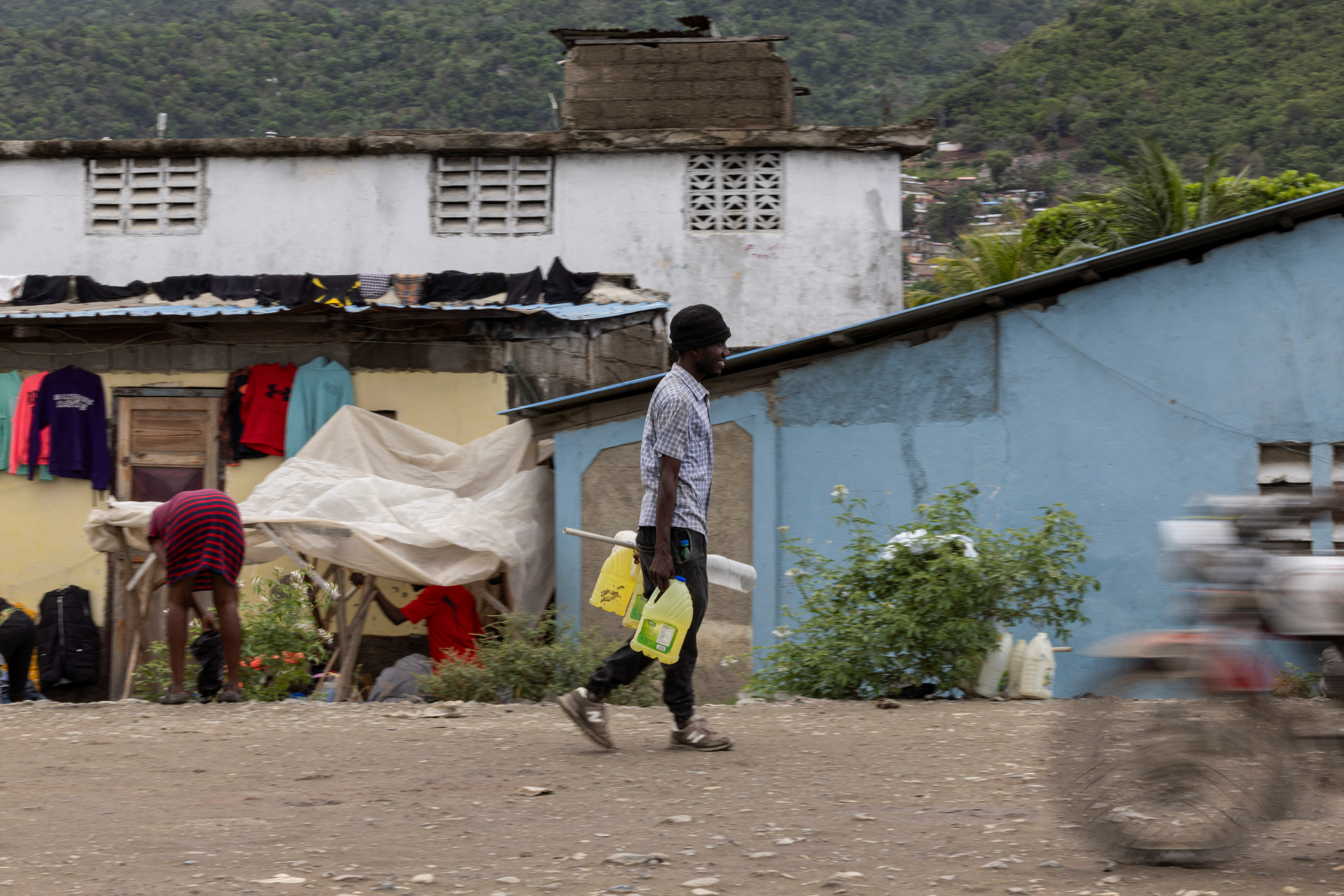 Daily life in Cap-Haitien, following the installation of the Haiti transitional government in Port-au-Prince