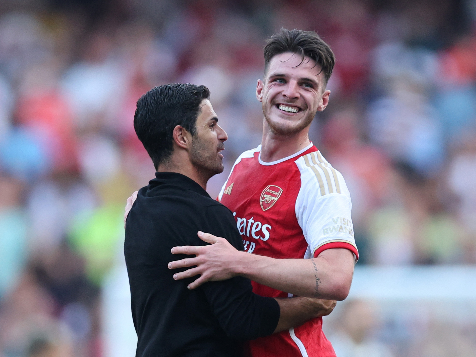 Arteta predicts more goals from Rice after late effort sinks United