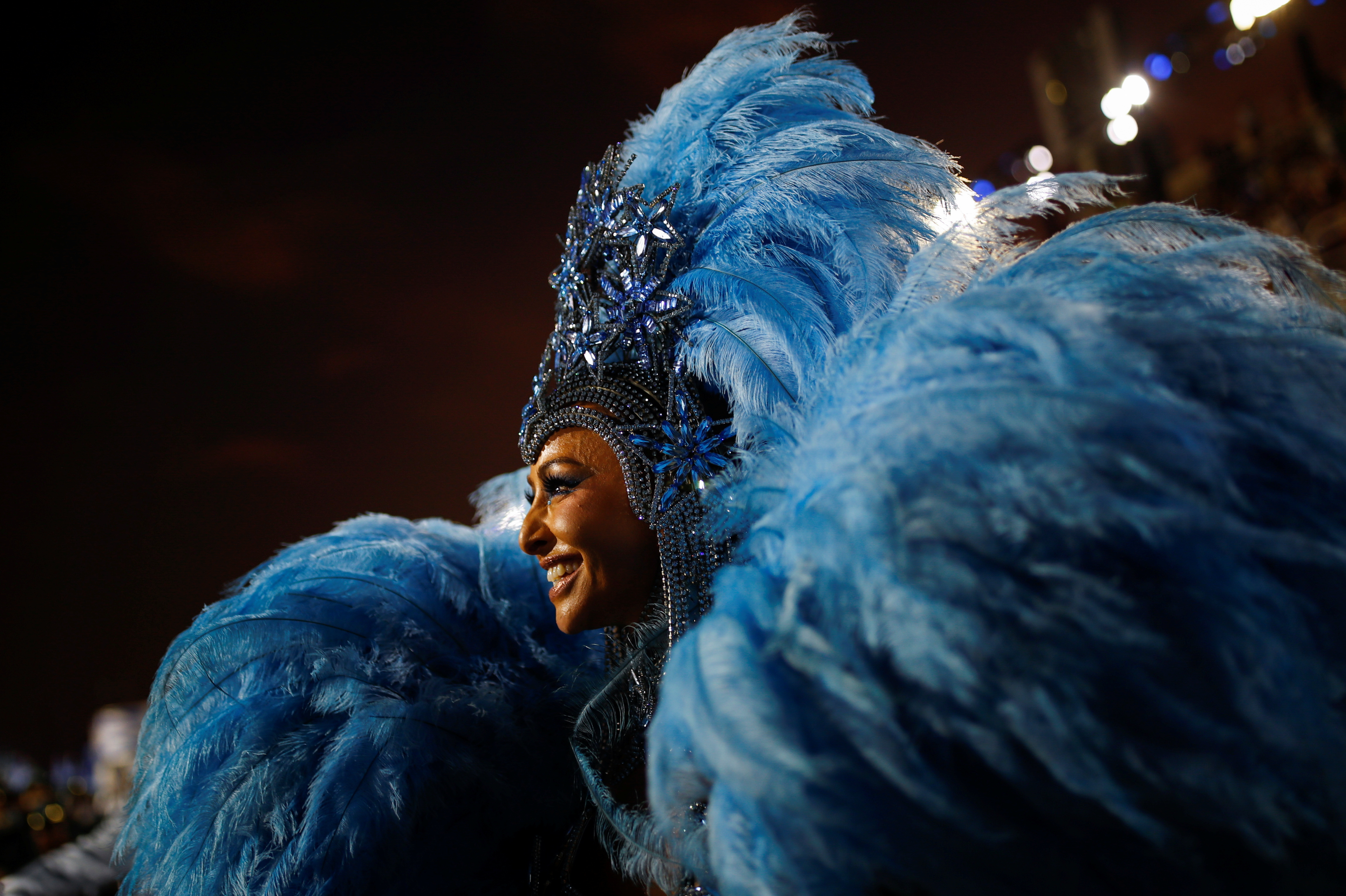 Second night of the Carnival parade at the Sambadrome in Rio de Janeiro