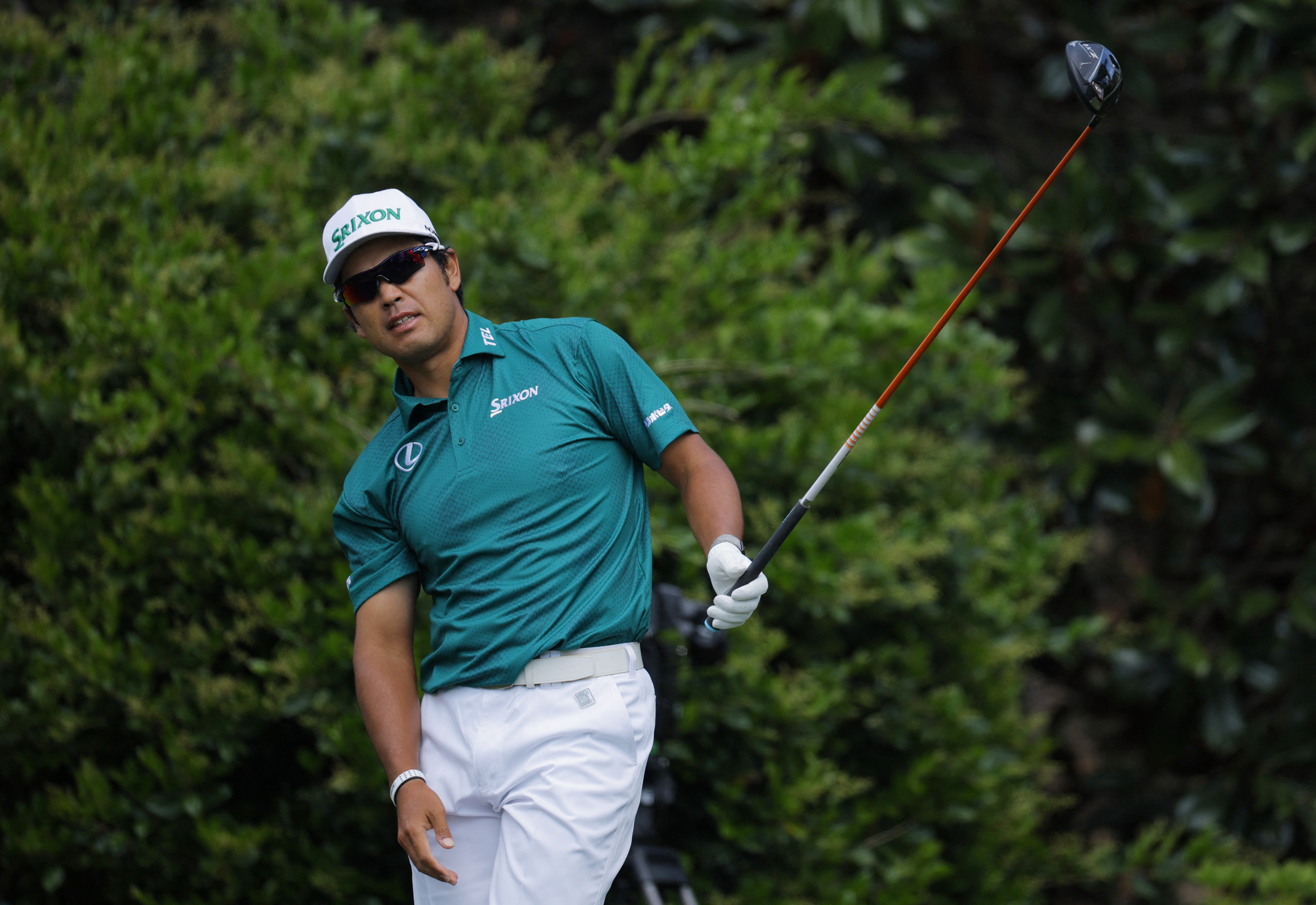 ゴルフ＝マスターズで松山48位に後退、マキロイが単独首位に浮上