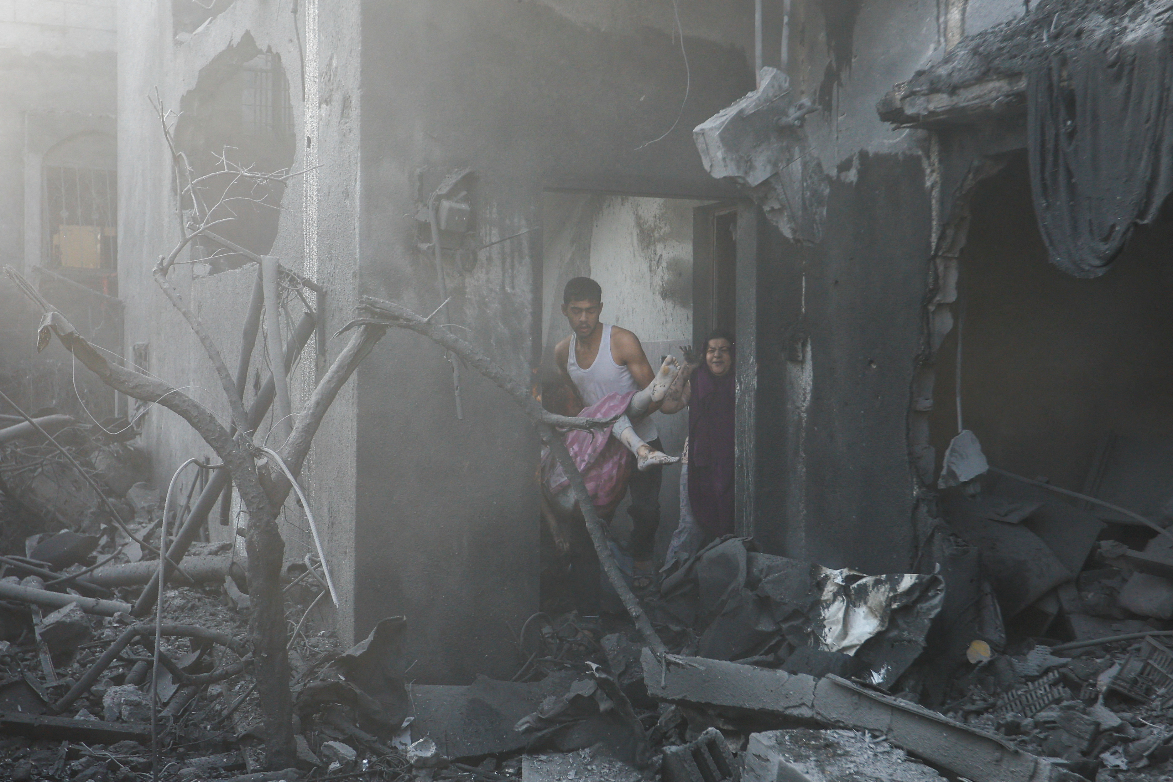 Aftermath of Israeli strikes in Gaza