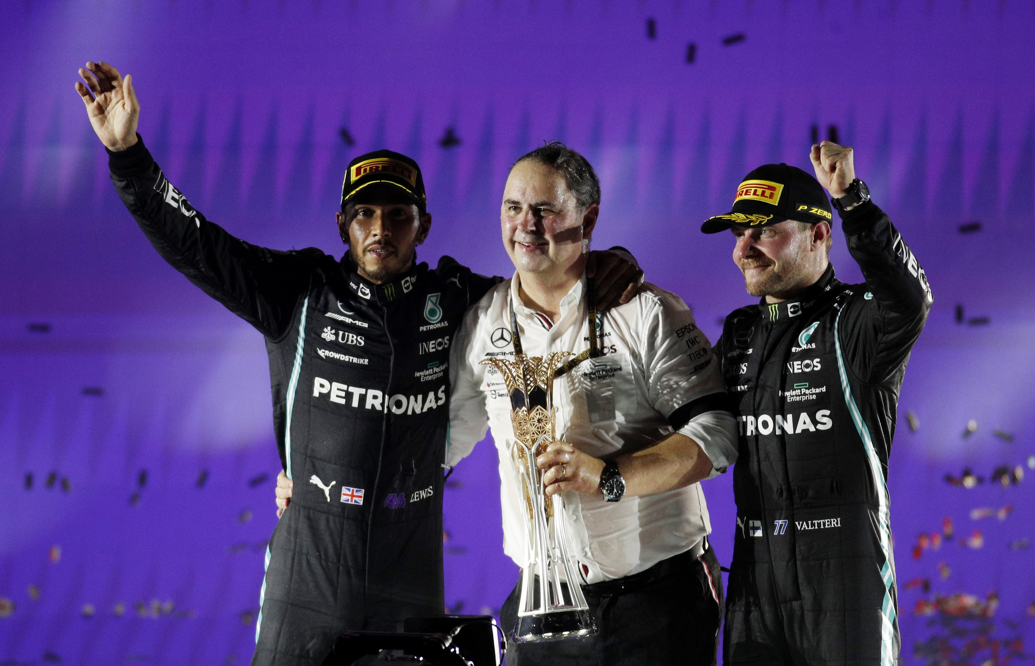 Hamilton wins crazy Saudi GP to level with Verstappen