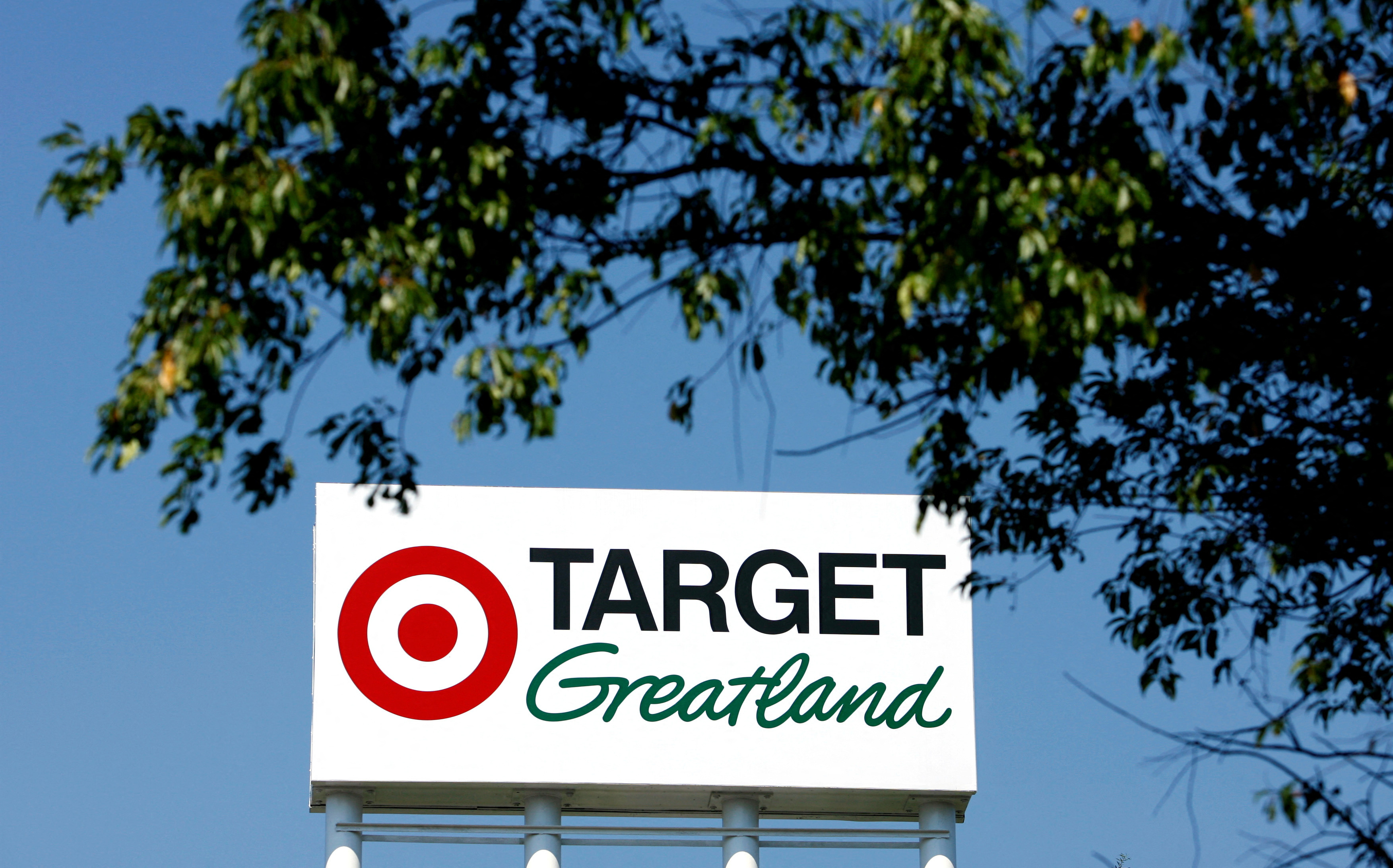 A sign above a Target store in Virginia