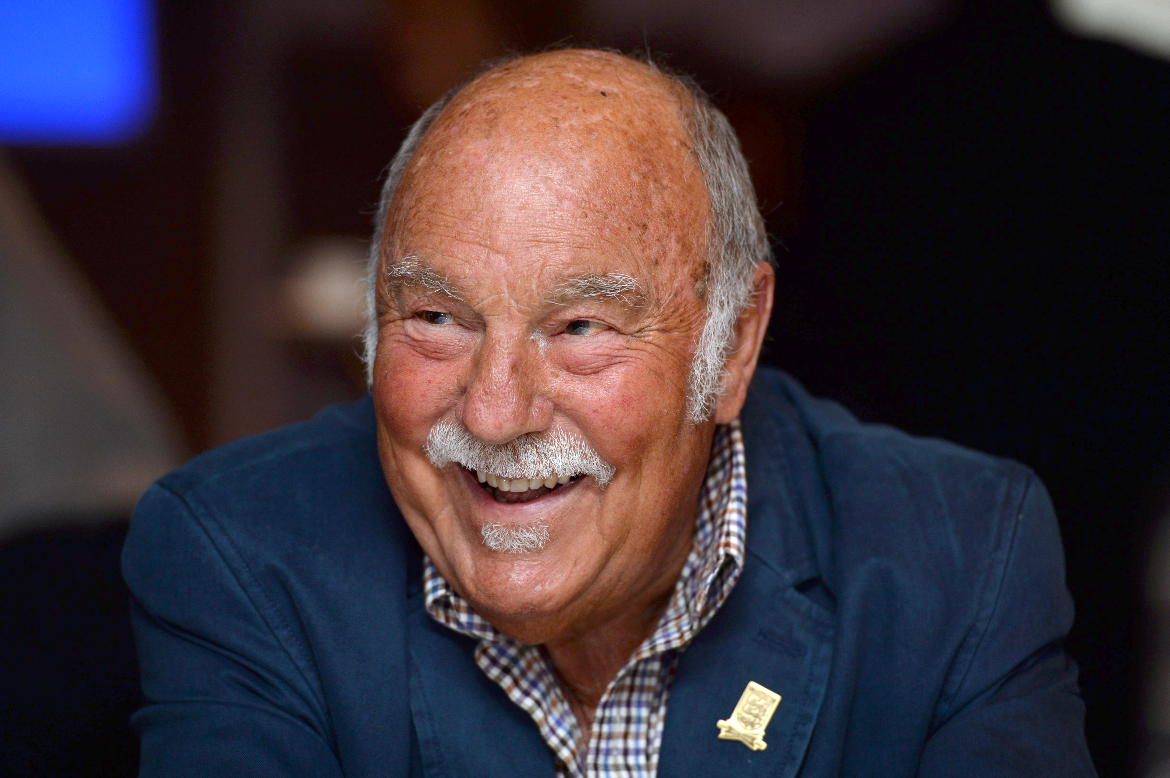 Jimmy Greaves at the Royal Mail Football Heroes Stamp Collection Launch