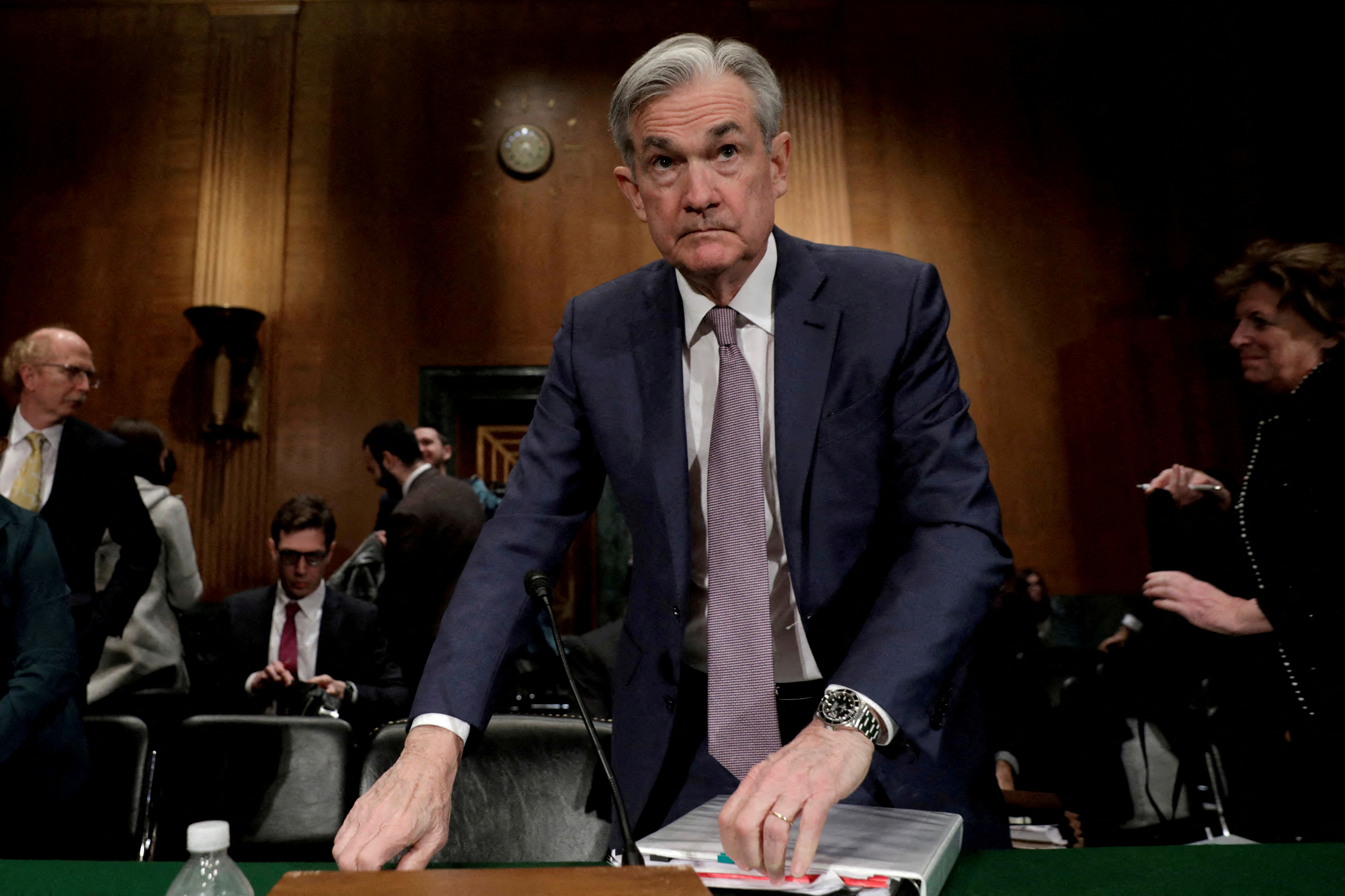 Federal Reserve Chair Jerome Powell testifies on Capitol Hill