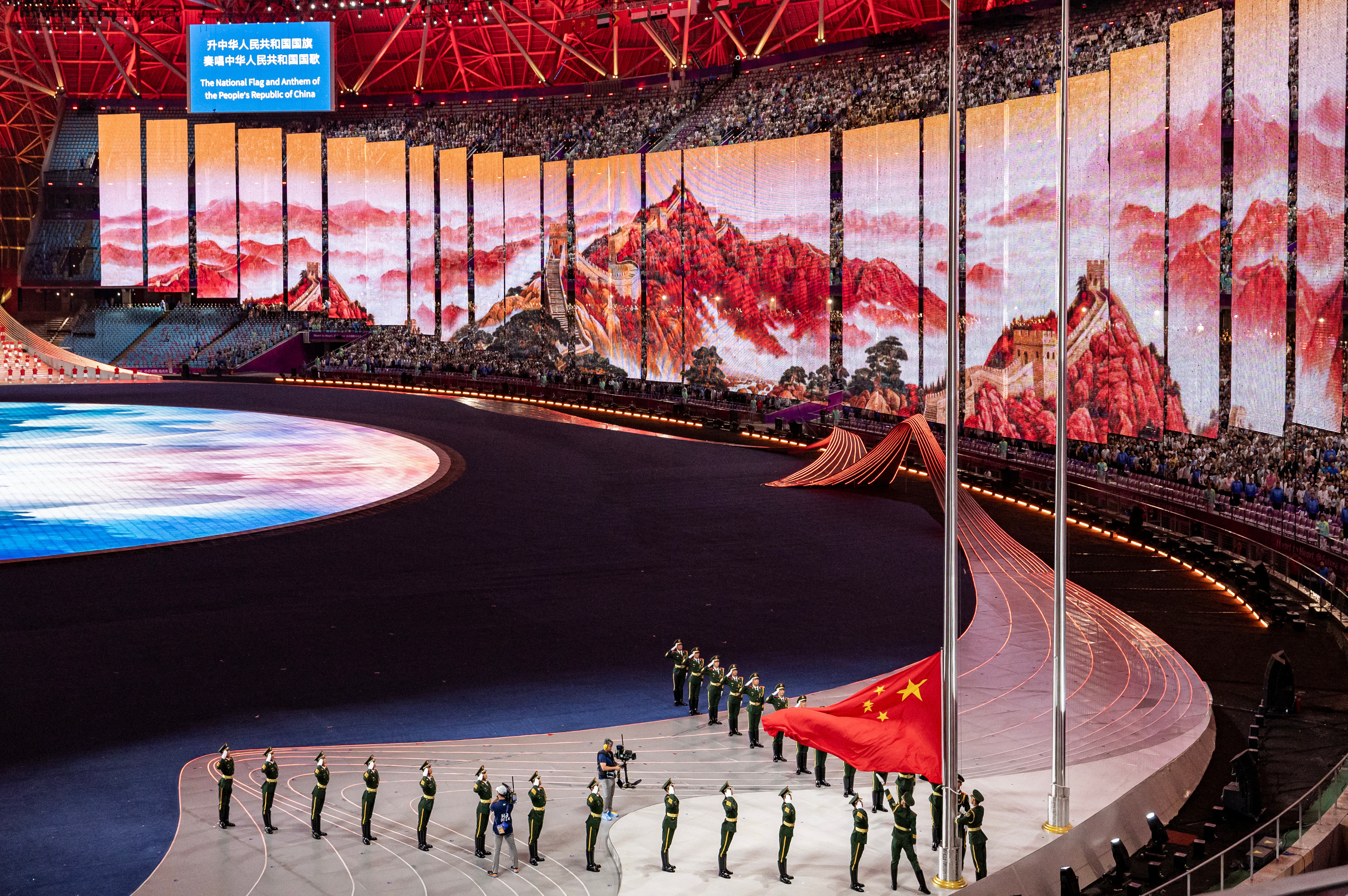 Spectacular stunt caps Southeast Asian Games Opening Ceremony for