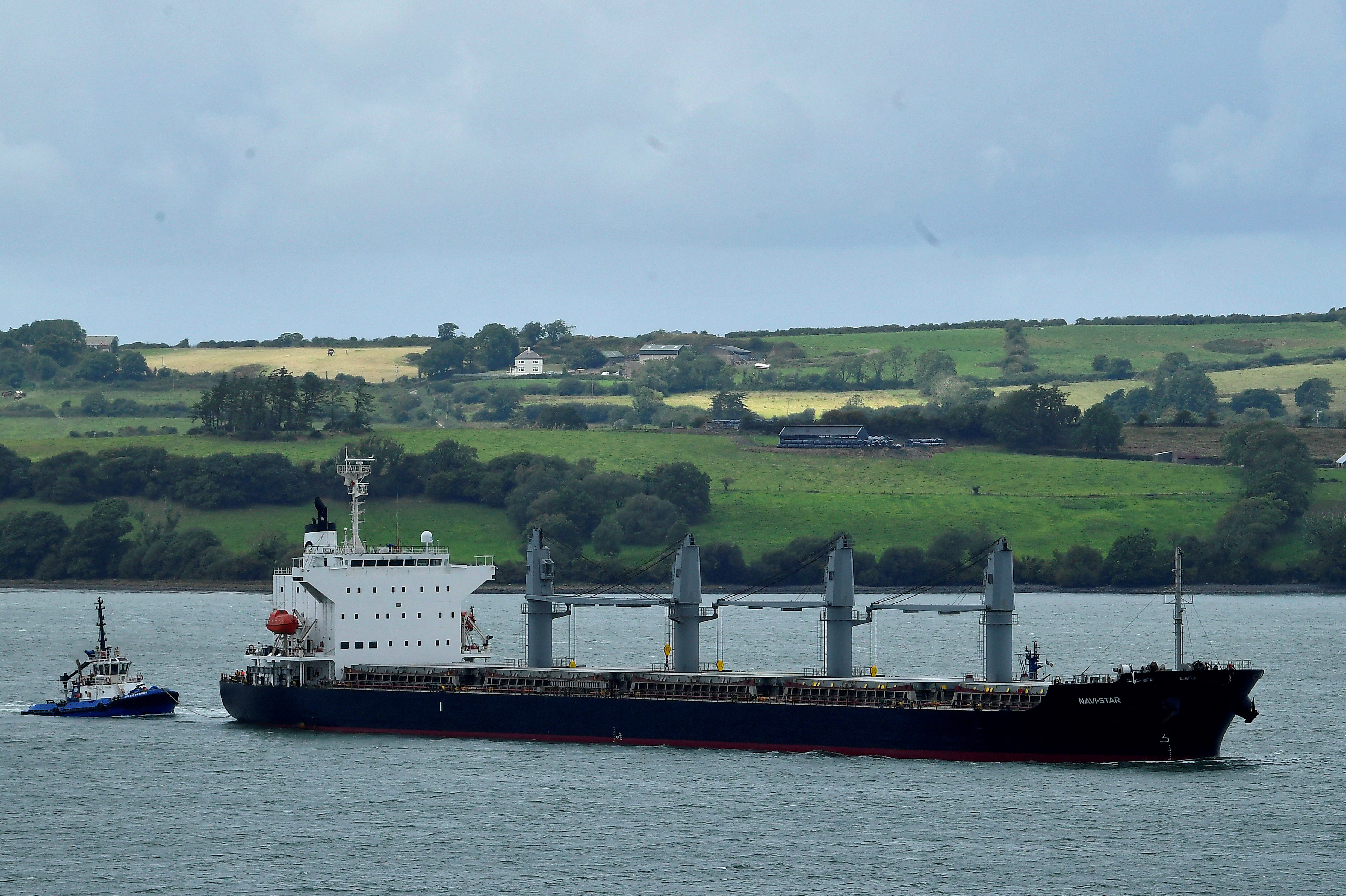 Ukrainian grain ship arrives in Ireland