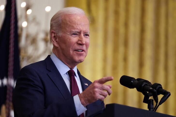 U.S. President Biden signs into law the 