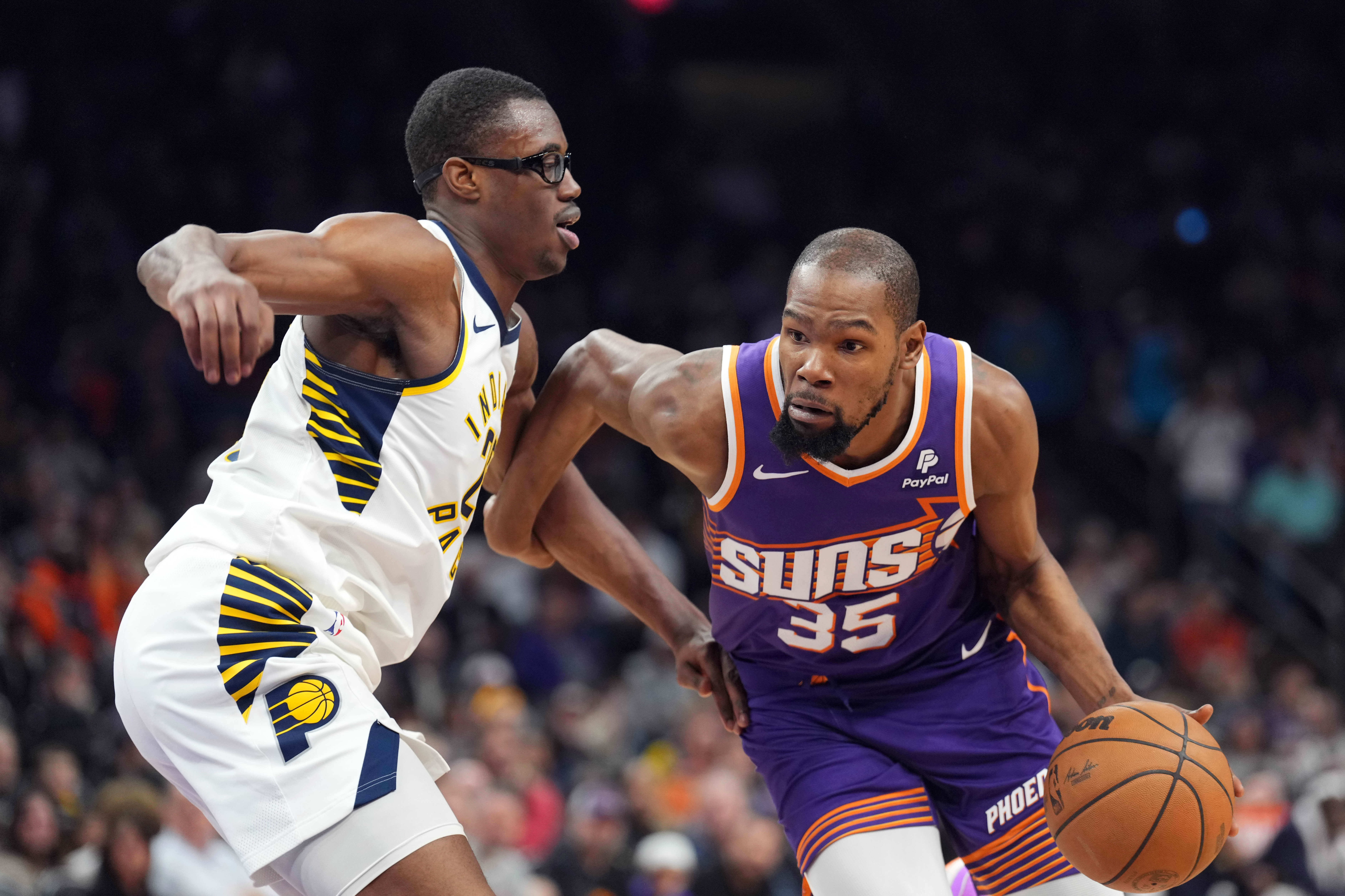Nervous' Kevin Durant excels in Suns debut with 23 points - The San Diego  Union-Tribune