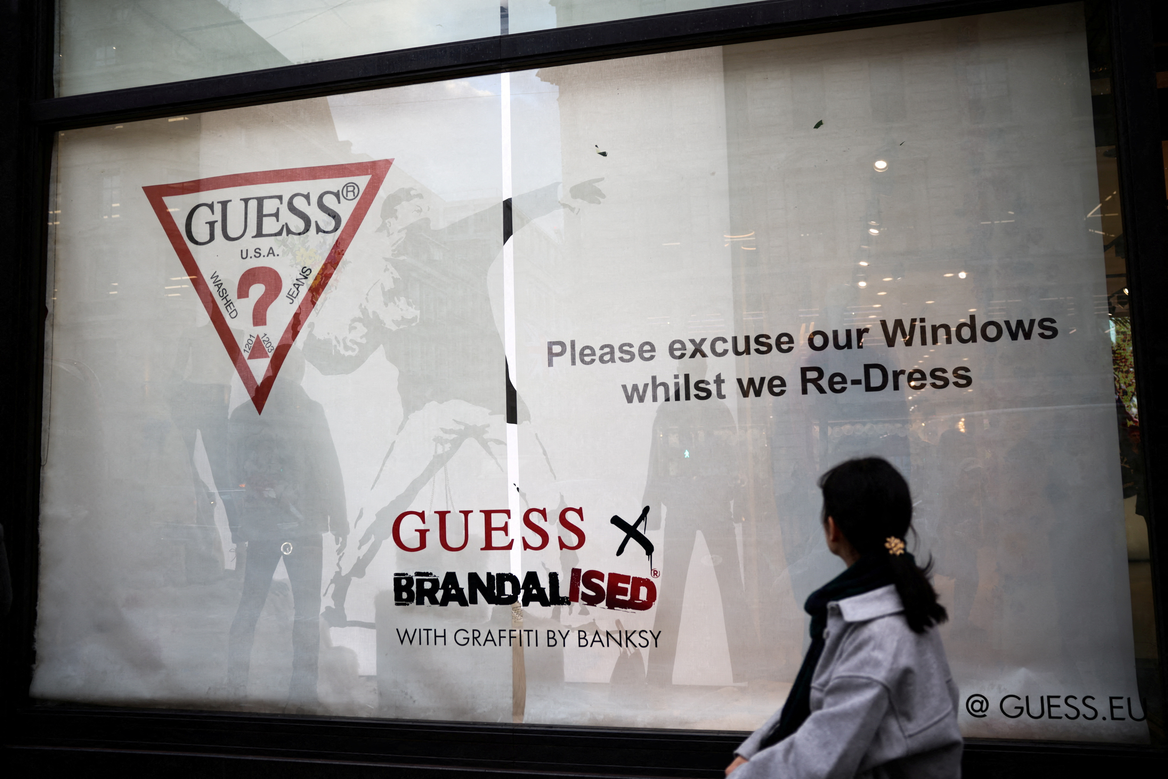 Banksy says fashion retailer Guess 'helped themselves' to his work |