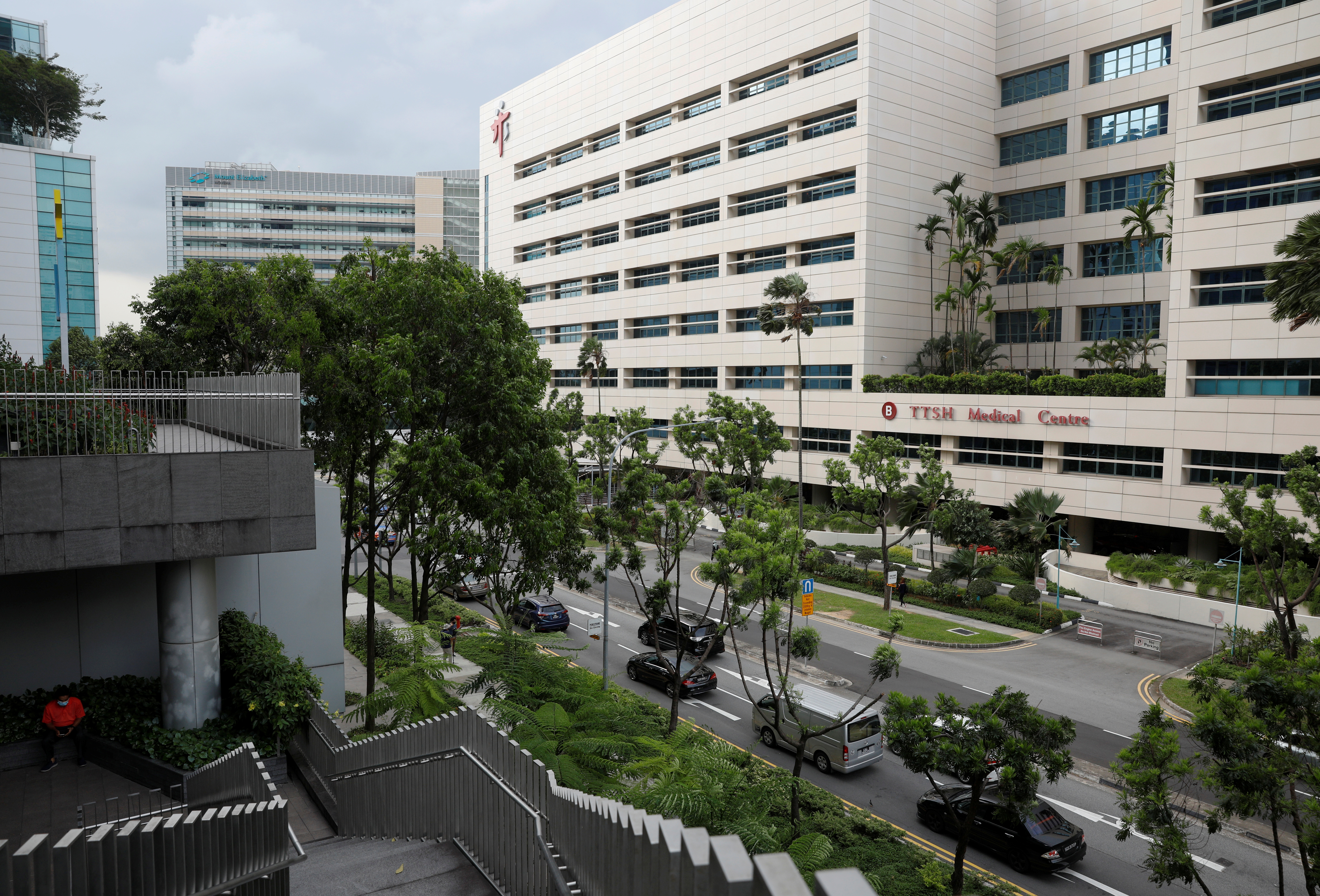 A view of Tan Tock Seng Hospital, which became a coronavirus disease (COVID-19) cluster, in Singapore