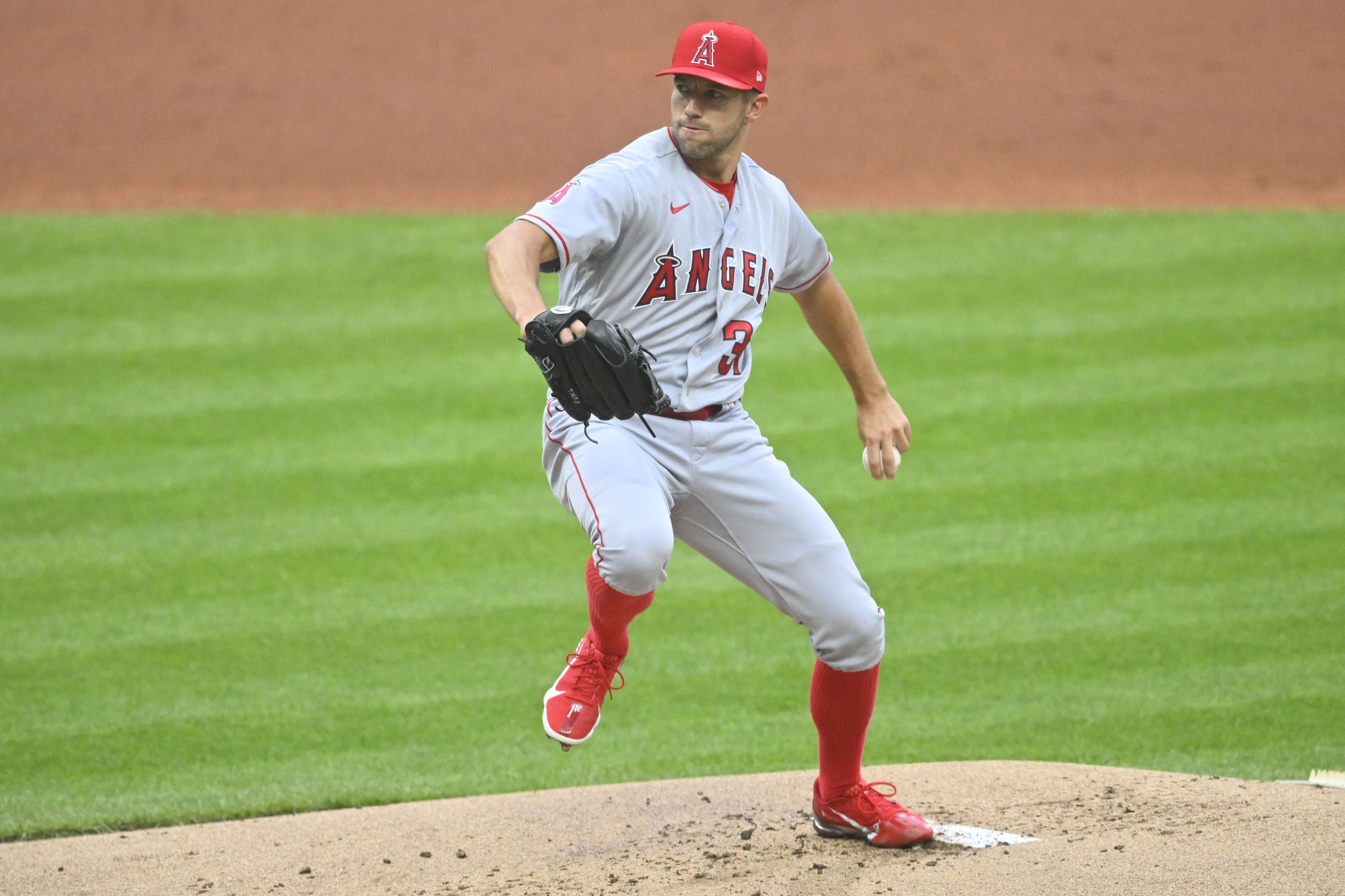 Gio Urshela of the Los Angeles Angels poses for a photo during the