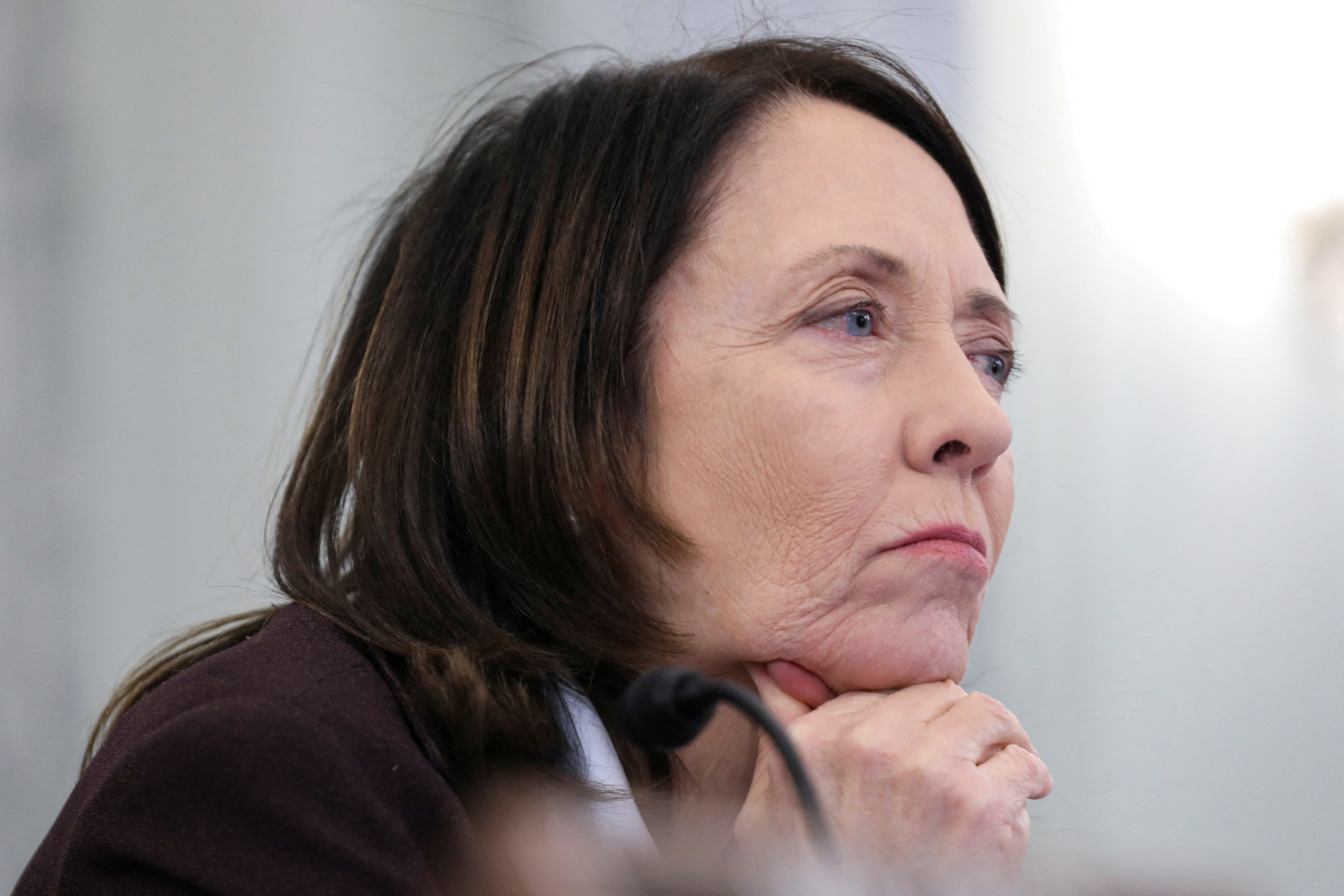 US Senator Cantwell is pictured in Washington