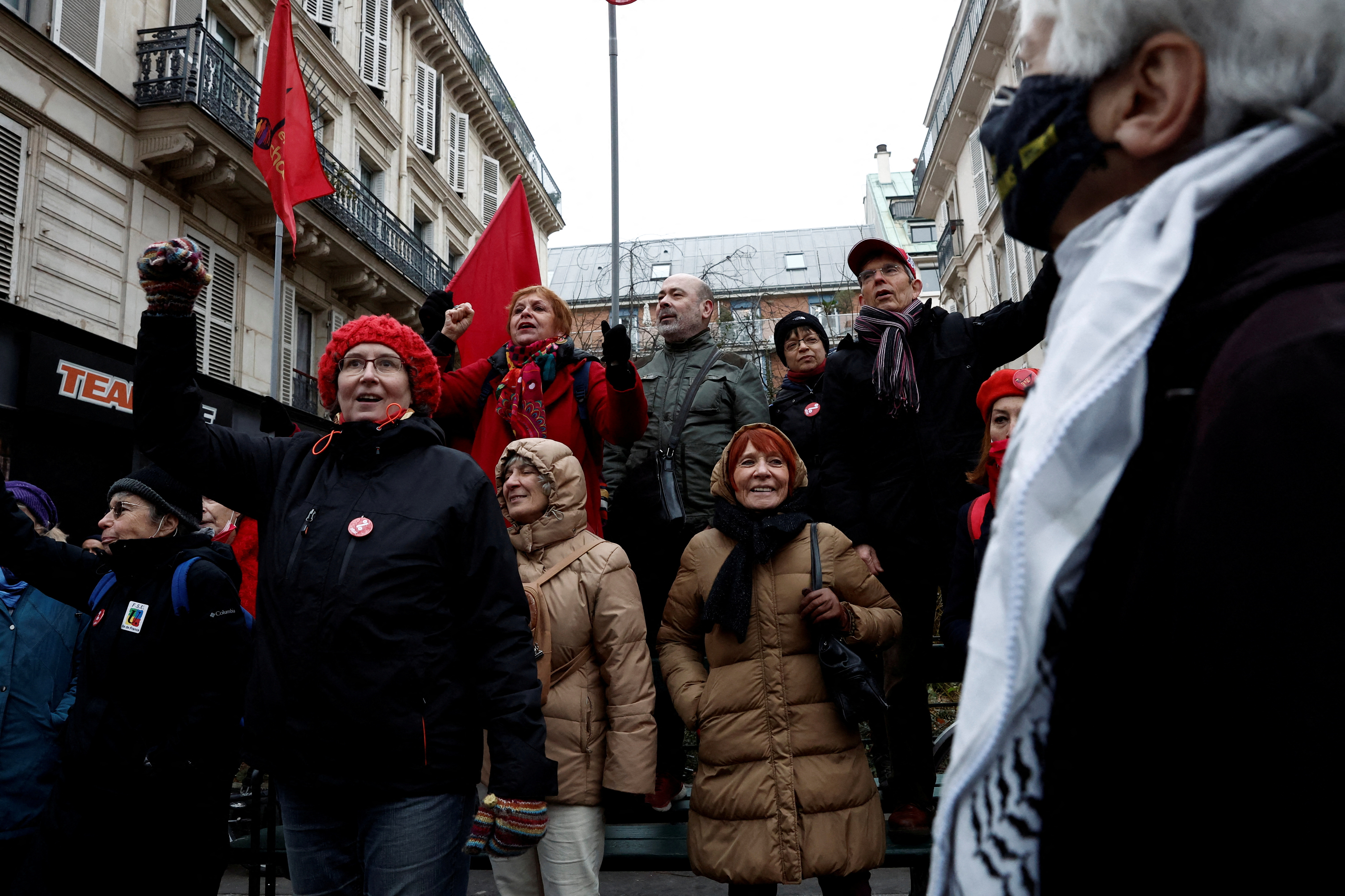 French Protesters Against Pension Reform Storm LVMH Paris — Anne of  Carversville