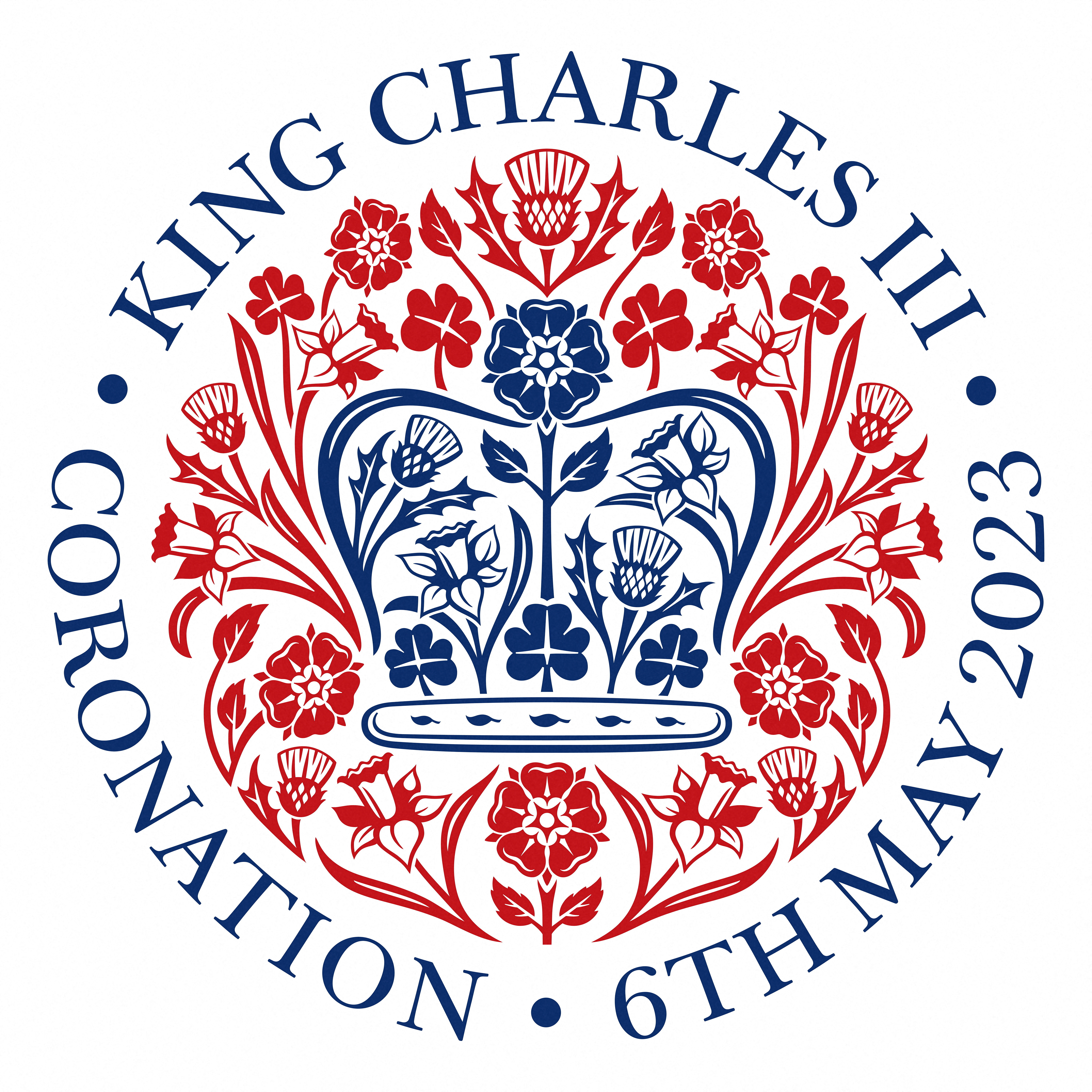 Coronation emblem of Britain's King Charles