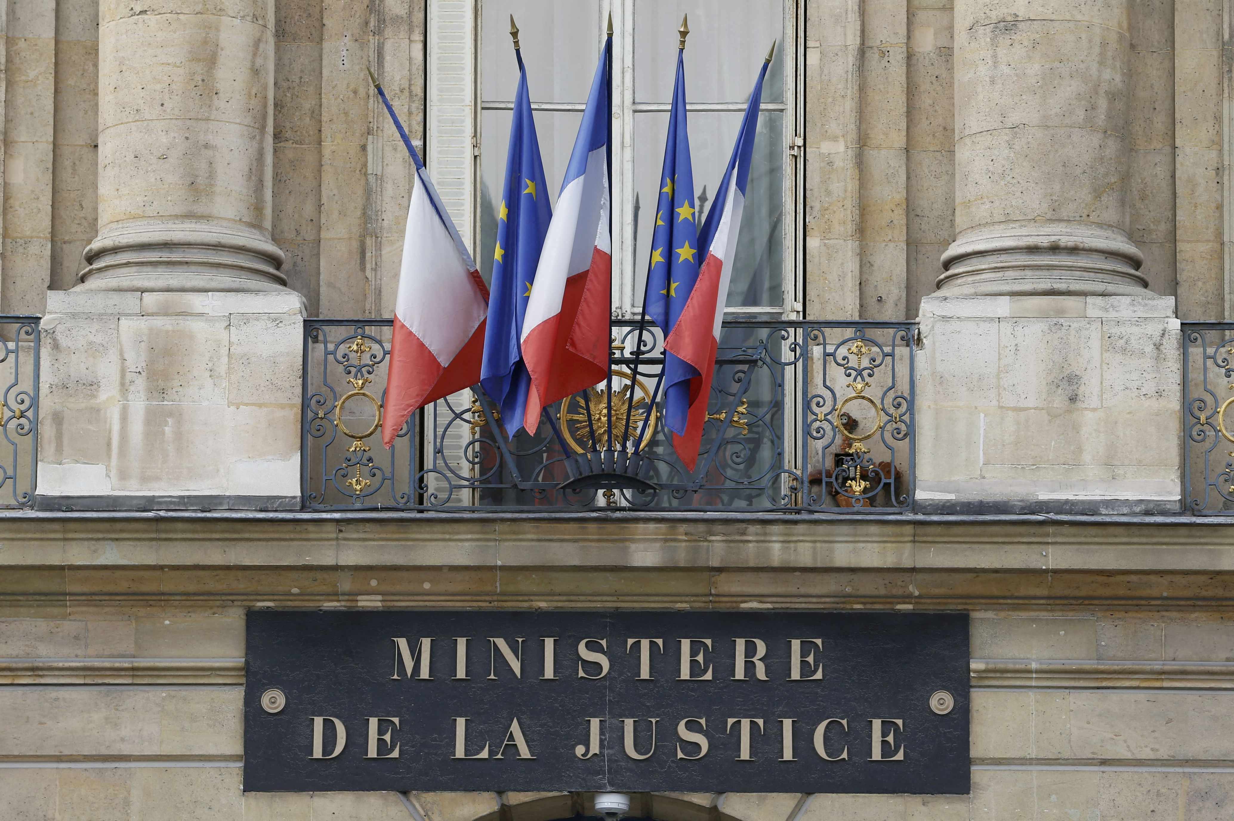 The facade of French Justice ministery is seen place Vendome in Paris