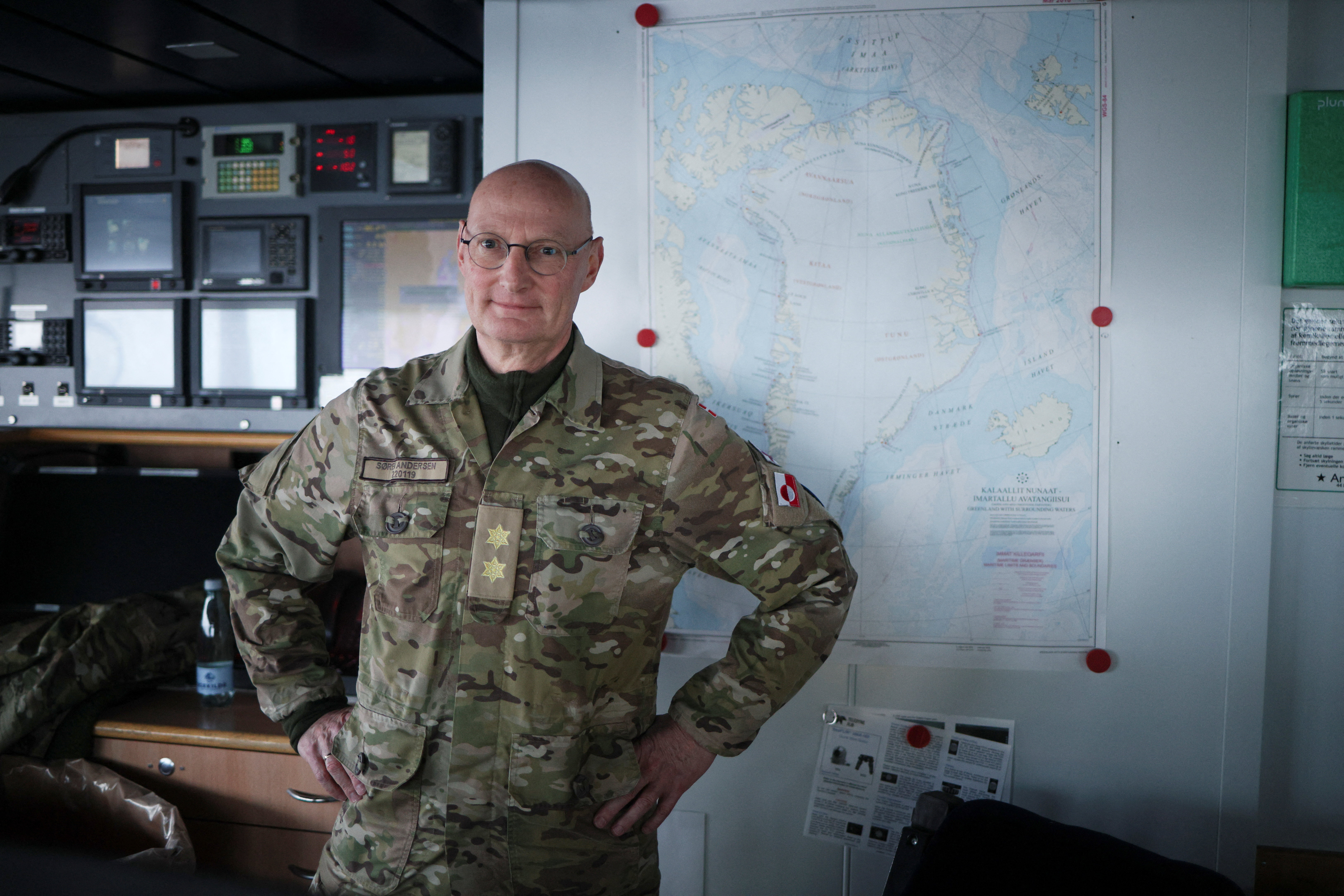 中ロの軍艦、グリーンランド周辺海域で確認されず＝デンマーク軍司令官