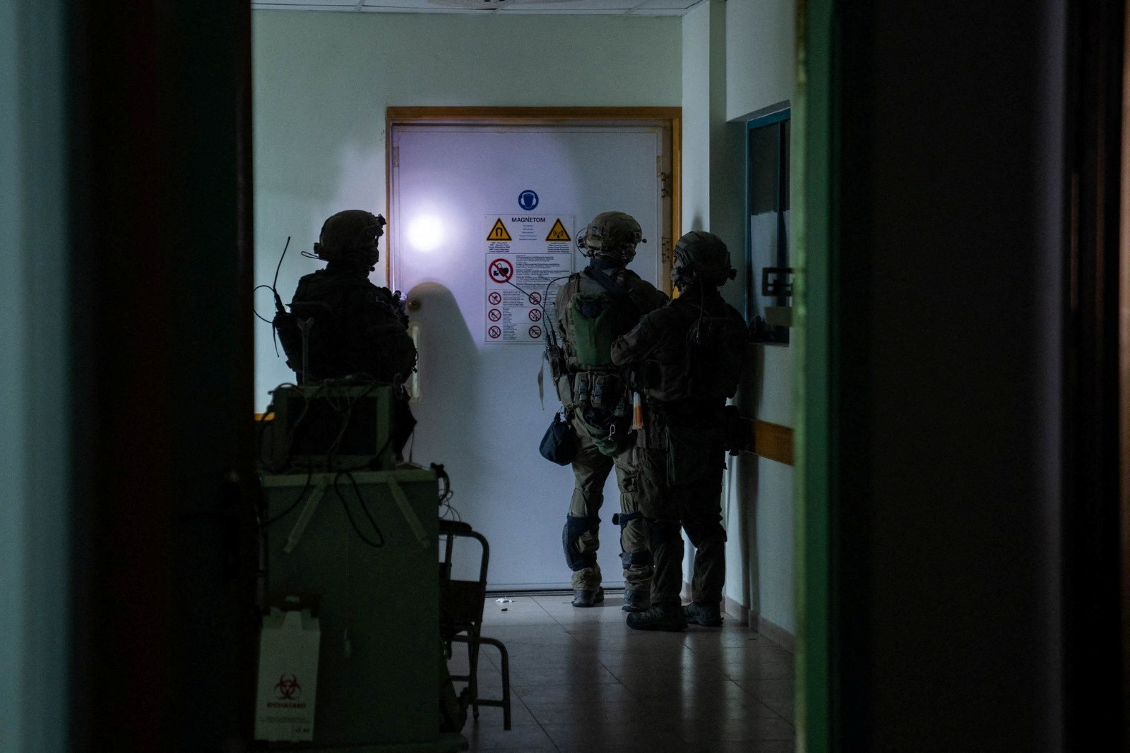 Israel Defense Forces handout at Al Shifa hospital in Gaza City