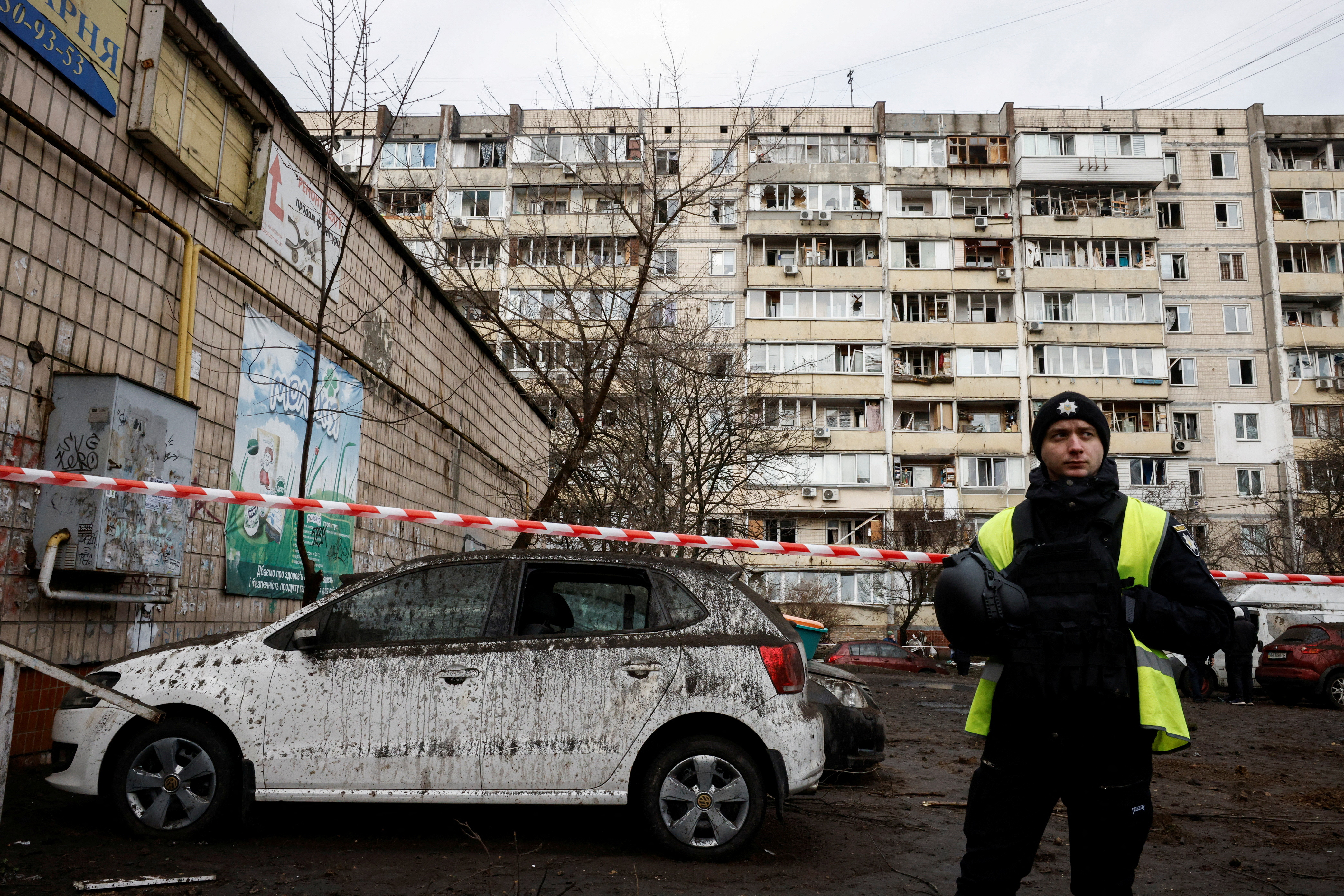 In pictures: Russia launches largest missile attack on Kyiv in weeks ...