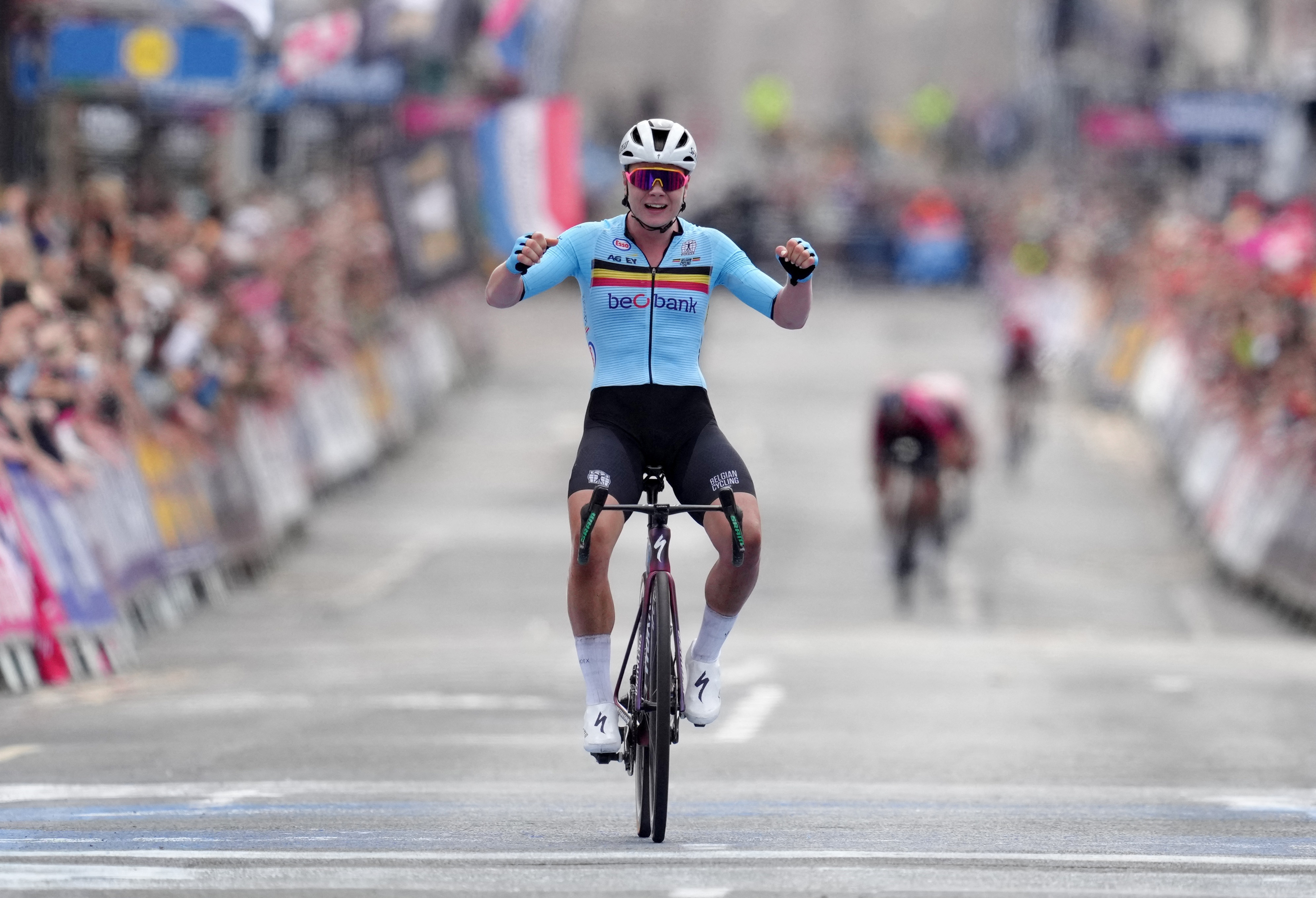 Kopecky wins womens road race with stunning late attack Reuters