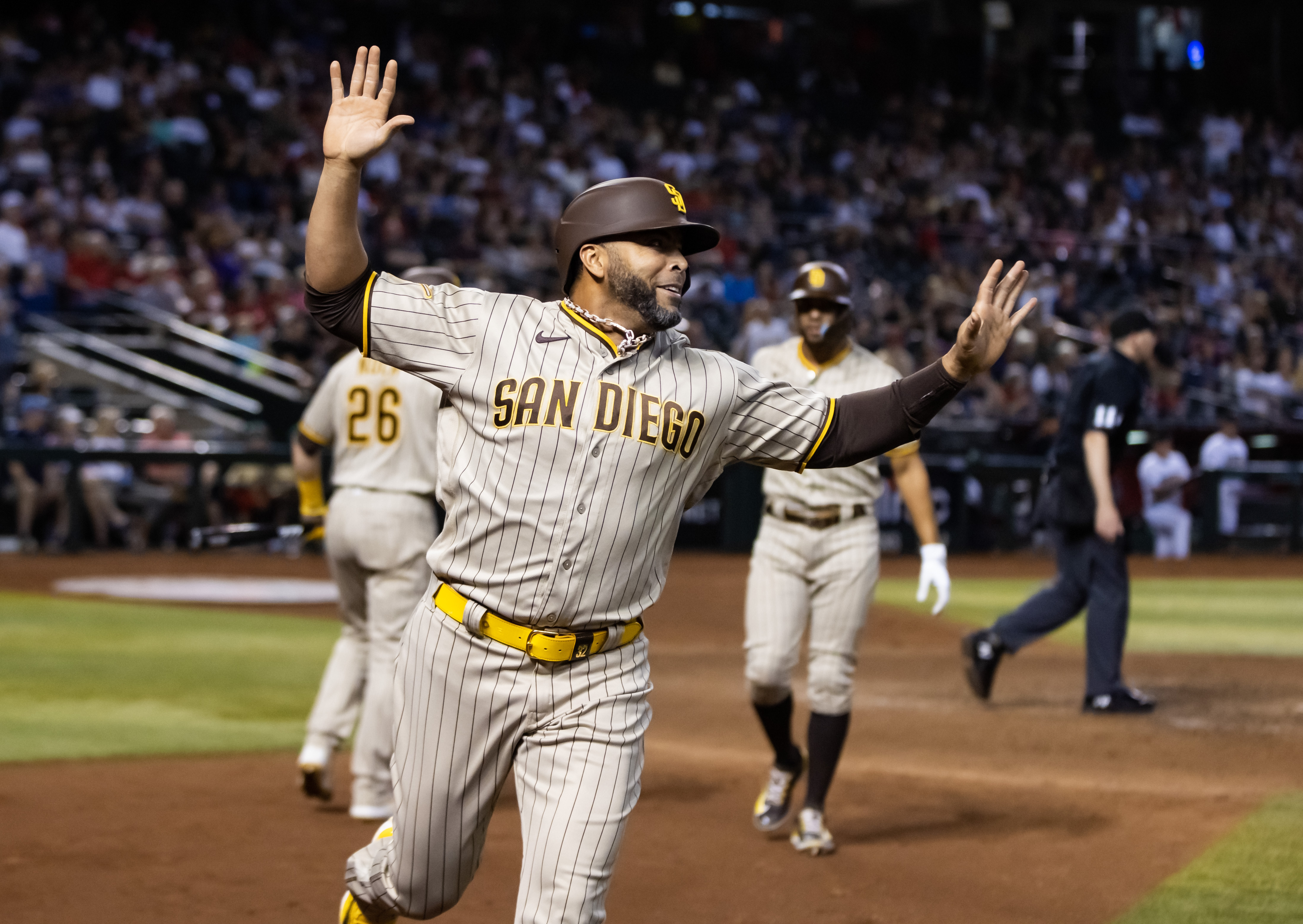 Grisham has 4 RBIs, Padres beat D-backs in Tatis' return – KXAN Austin