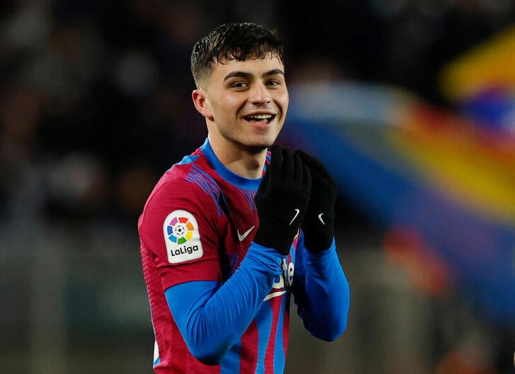 【選手支給】FCバルセロナ ペドリ サッカー＝バルセロナ勝利、19歳ペドリがメッシ彷彿させる決勝弾