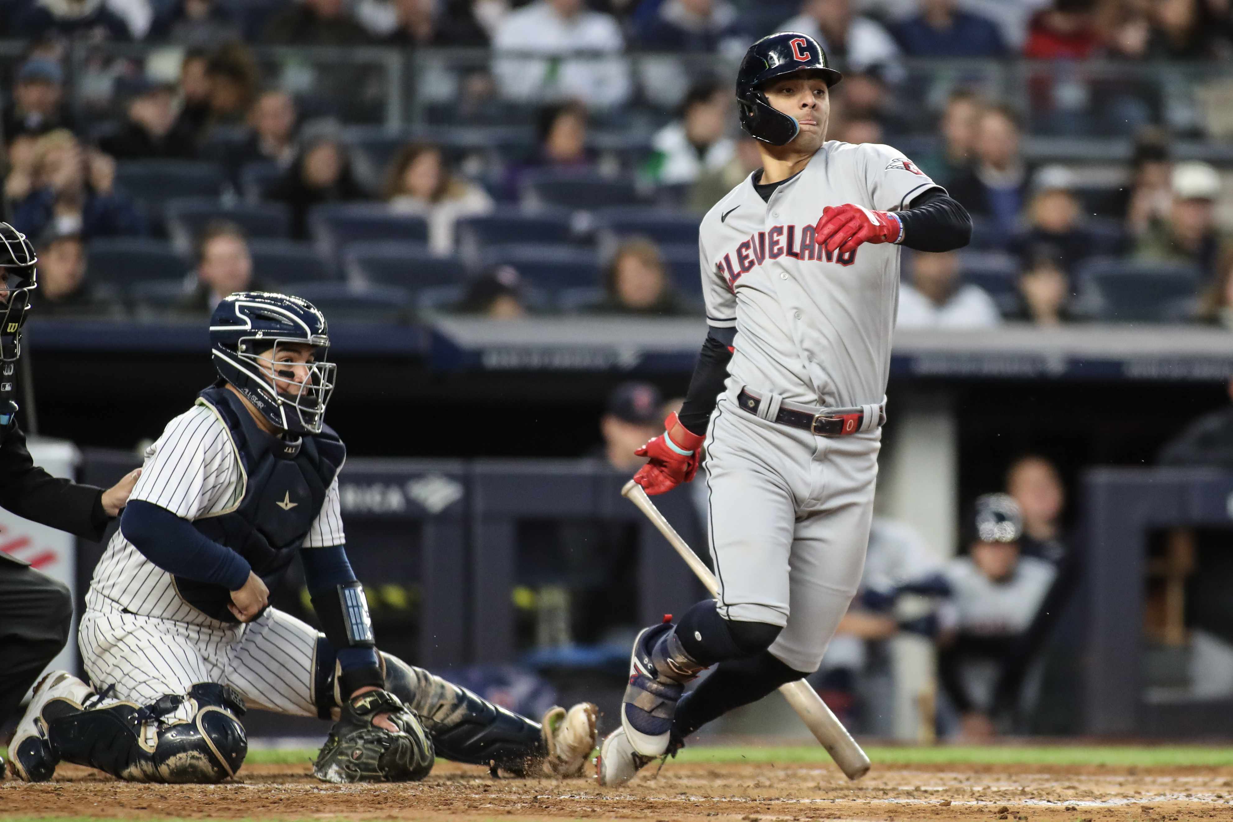 Willie Calhoun helps Yankees top Guardians, end four-game skid