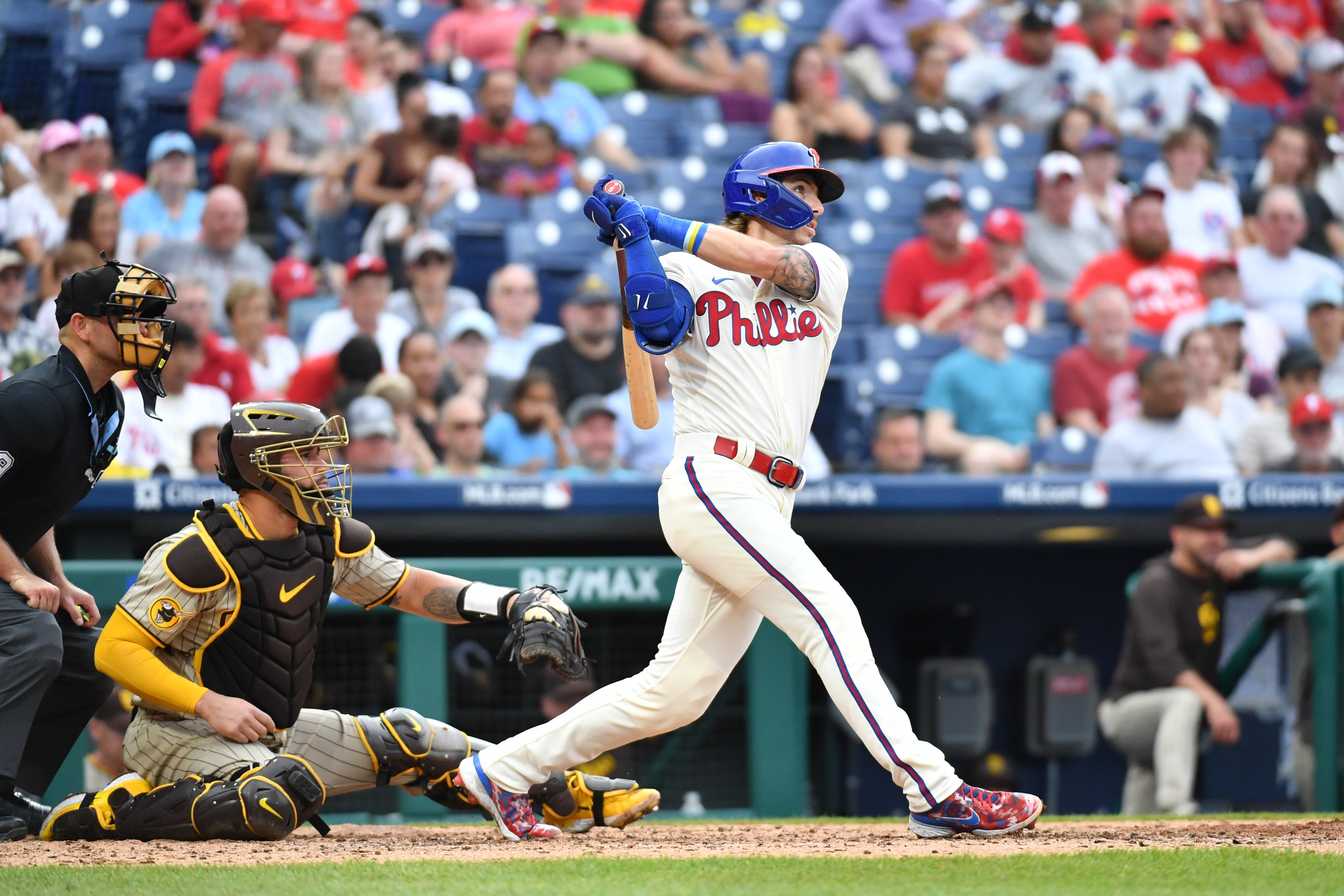 Schwarber homers again at Petco Park as the Phillies beat the Padres 9-7 in  their NLCS rematch - The San Diego Union-Tribune