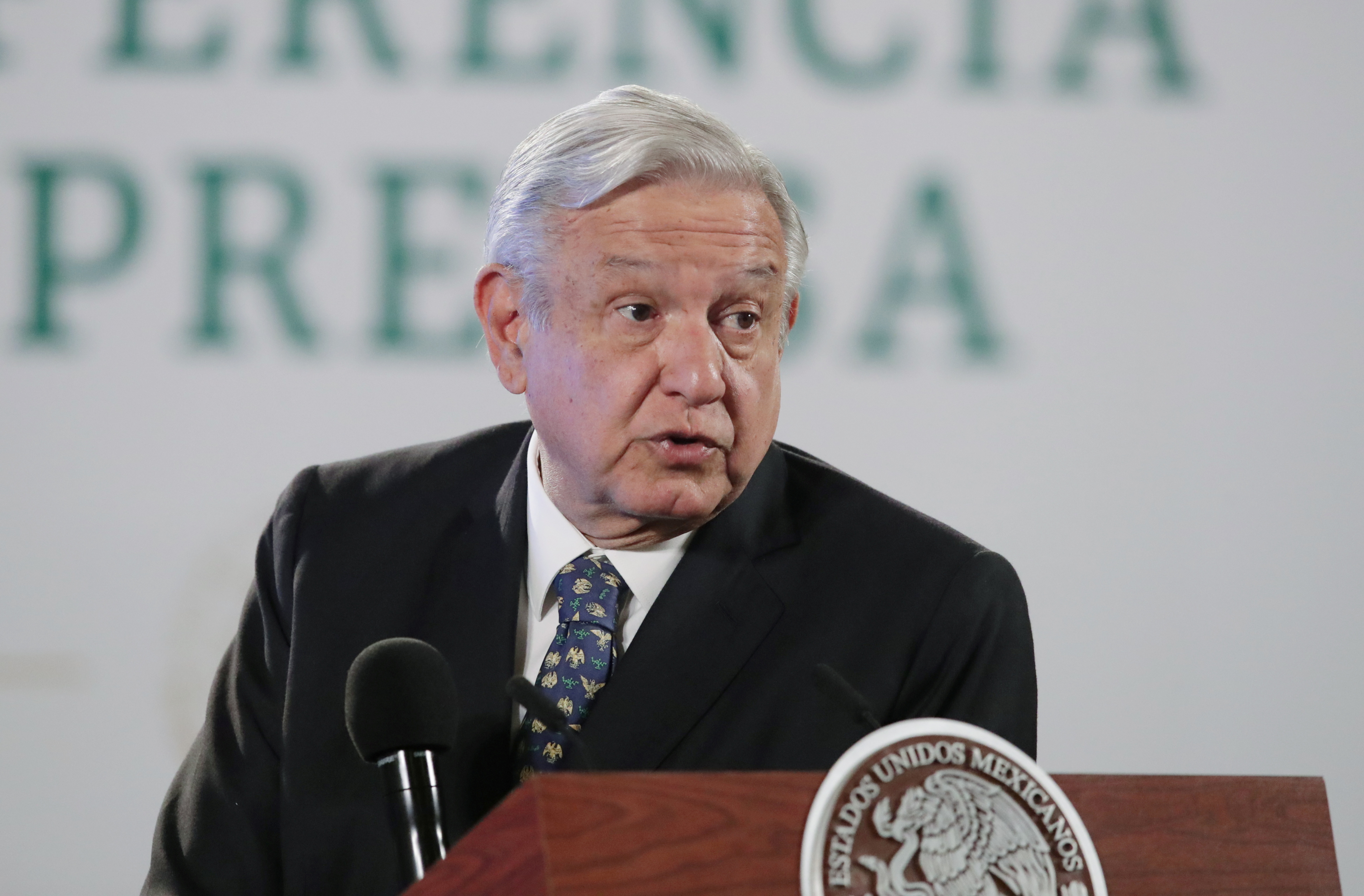 Mexico's President Lopez Obrador holds news conference in Mexico City