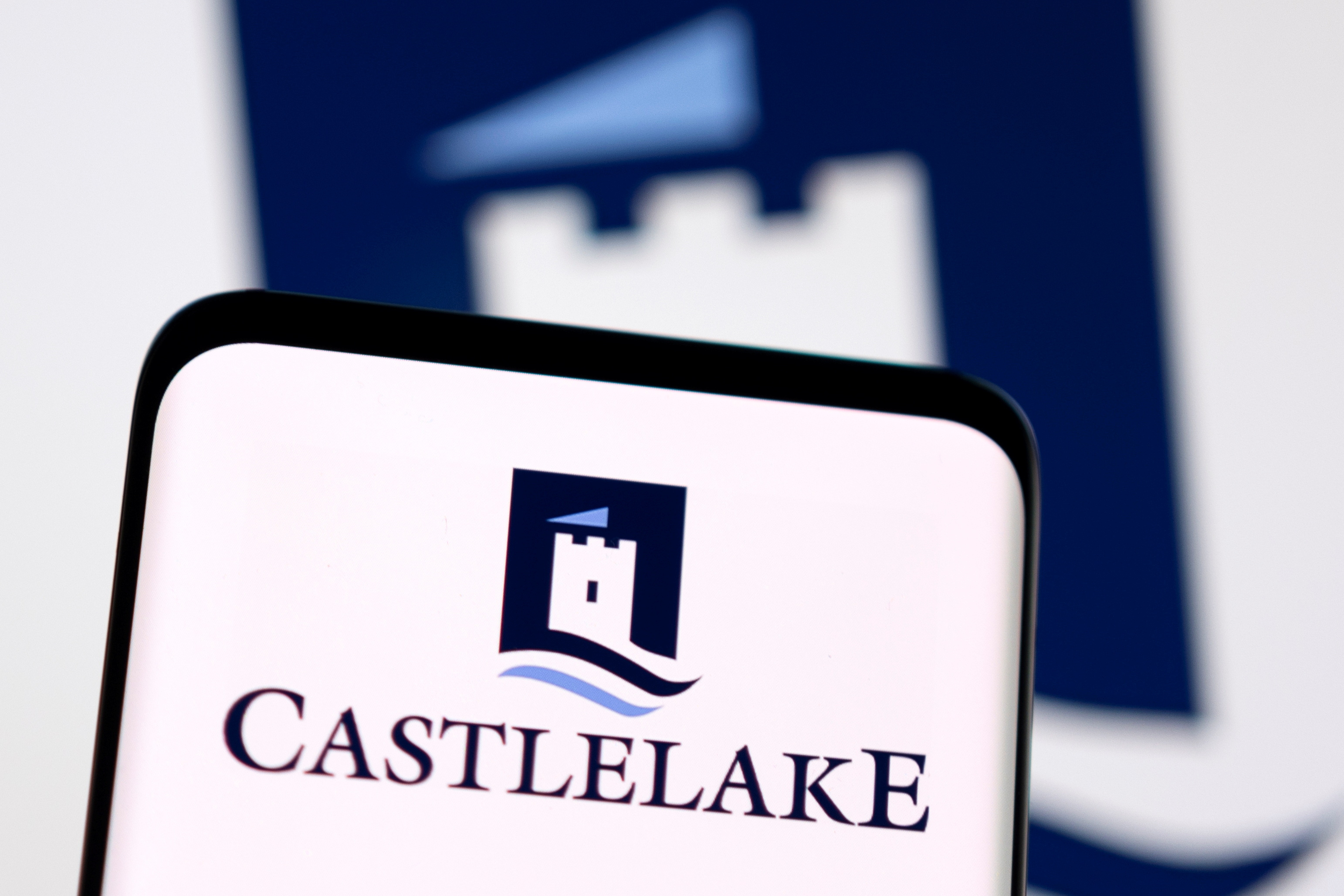 Illustration shows Castlelake logo