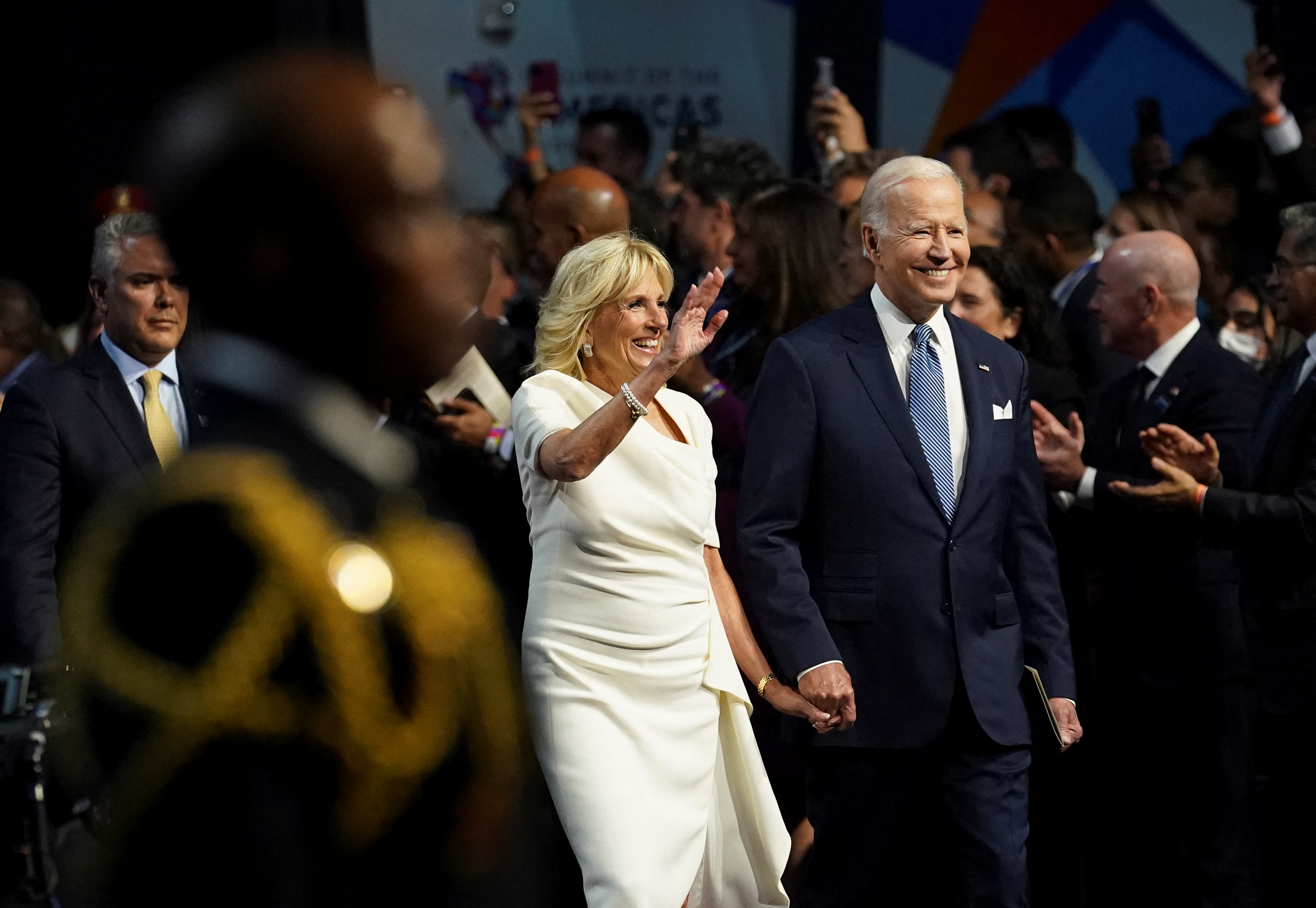 U.S. President Joe Biden attends the Summit of the Americas, in Los Angeles