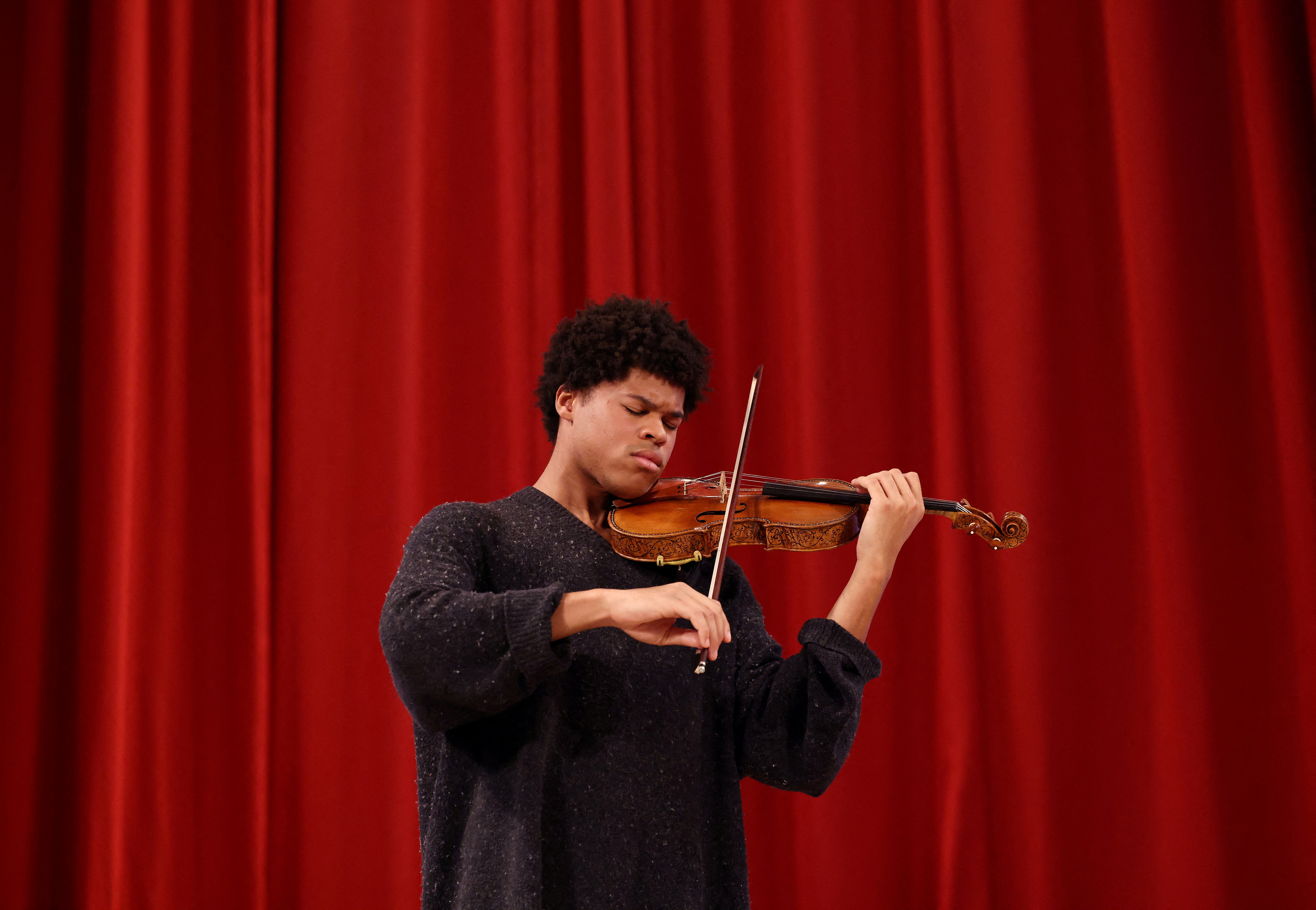 Rare inlaid Stradivari violin could fetch $11 million at auction