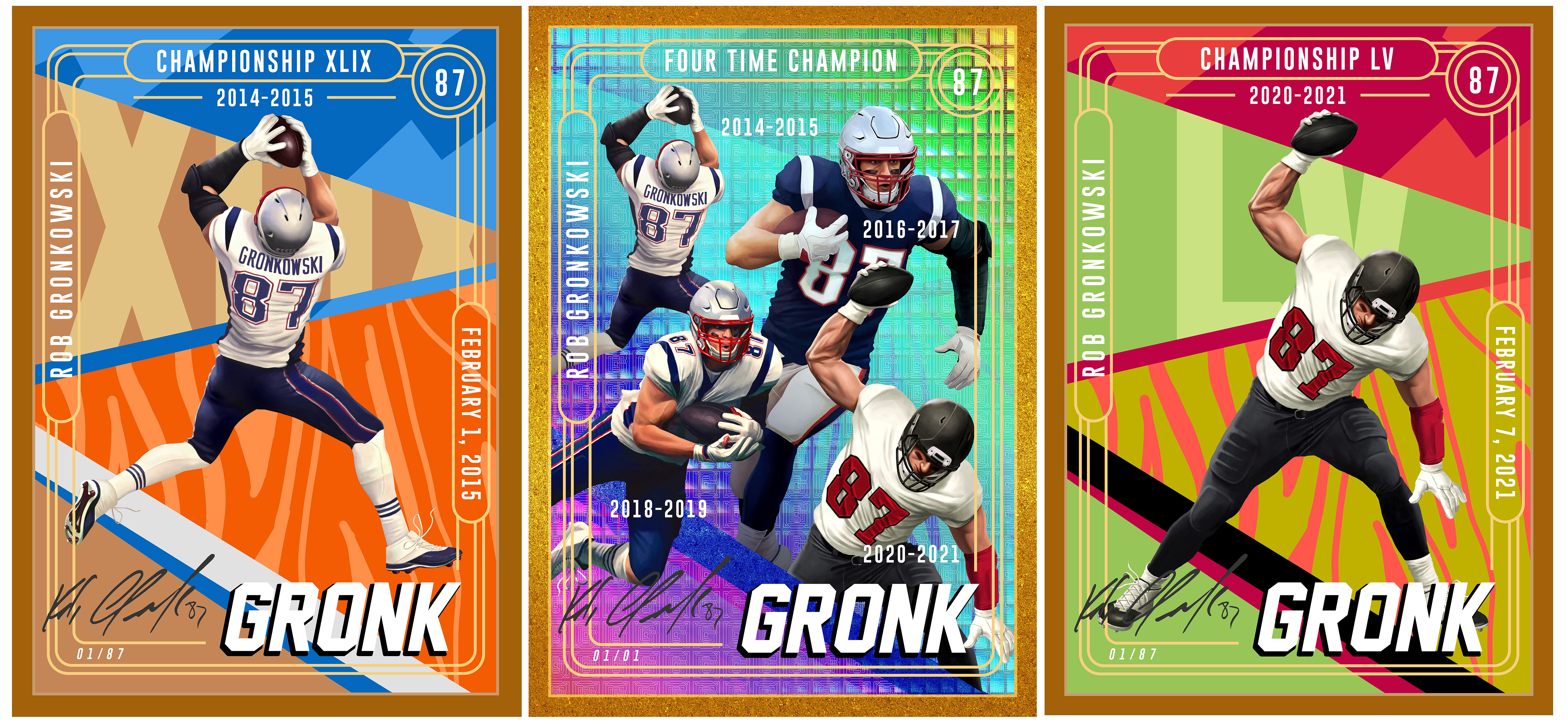 Tampa Bay Buccaneers tight end Rob Gronkowski features as the first pro athlete to release NFT trading cards