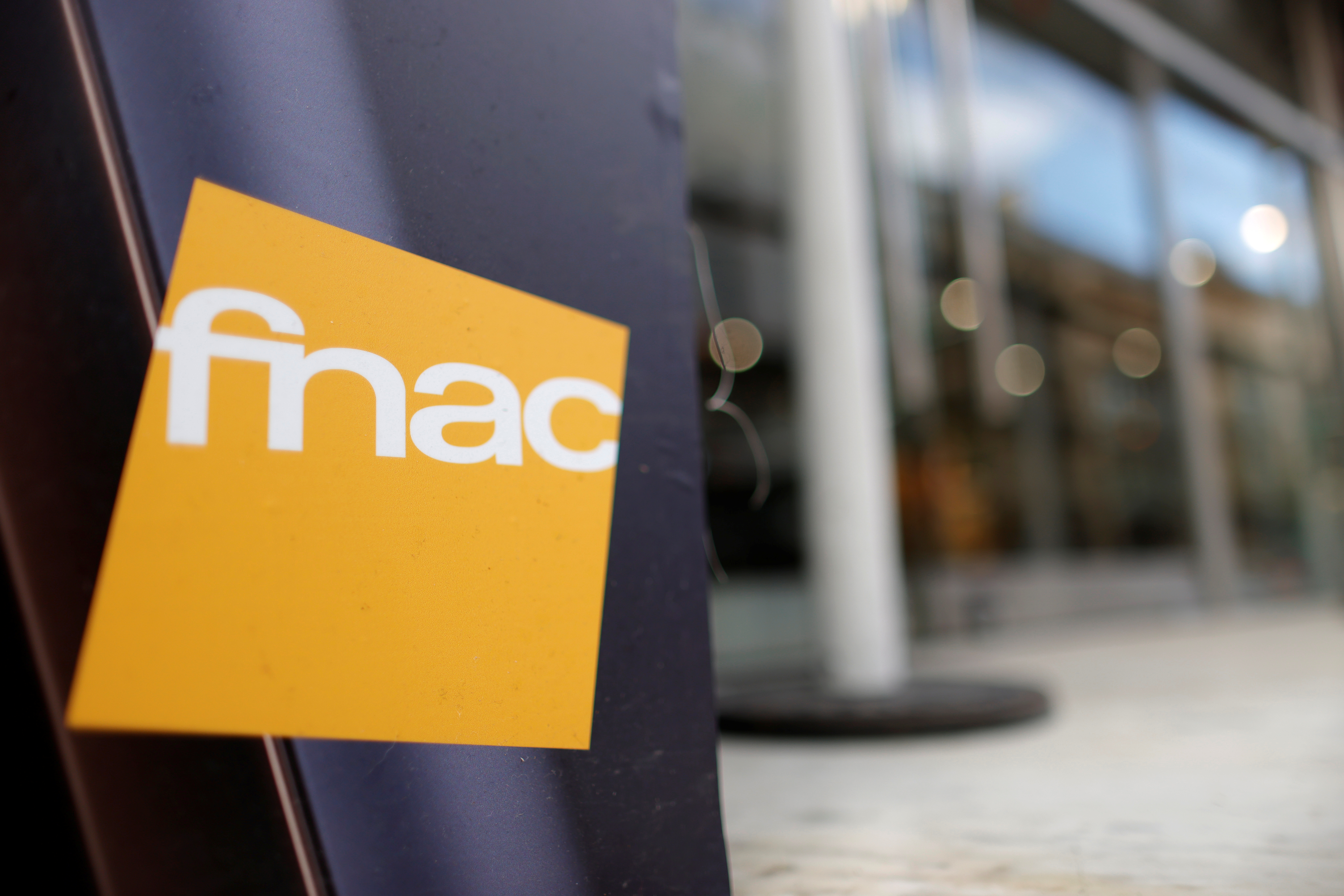 The logo of the retail chain Fnac in Paris