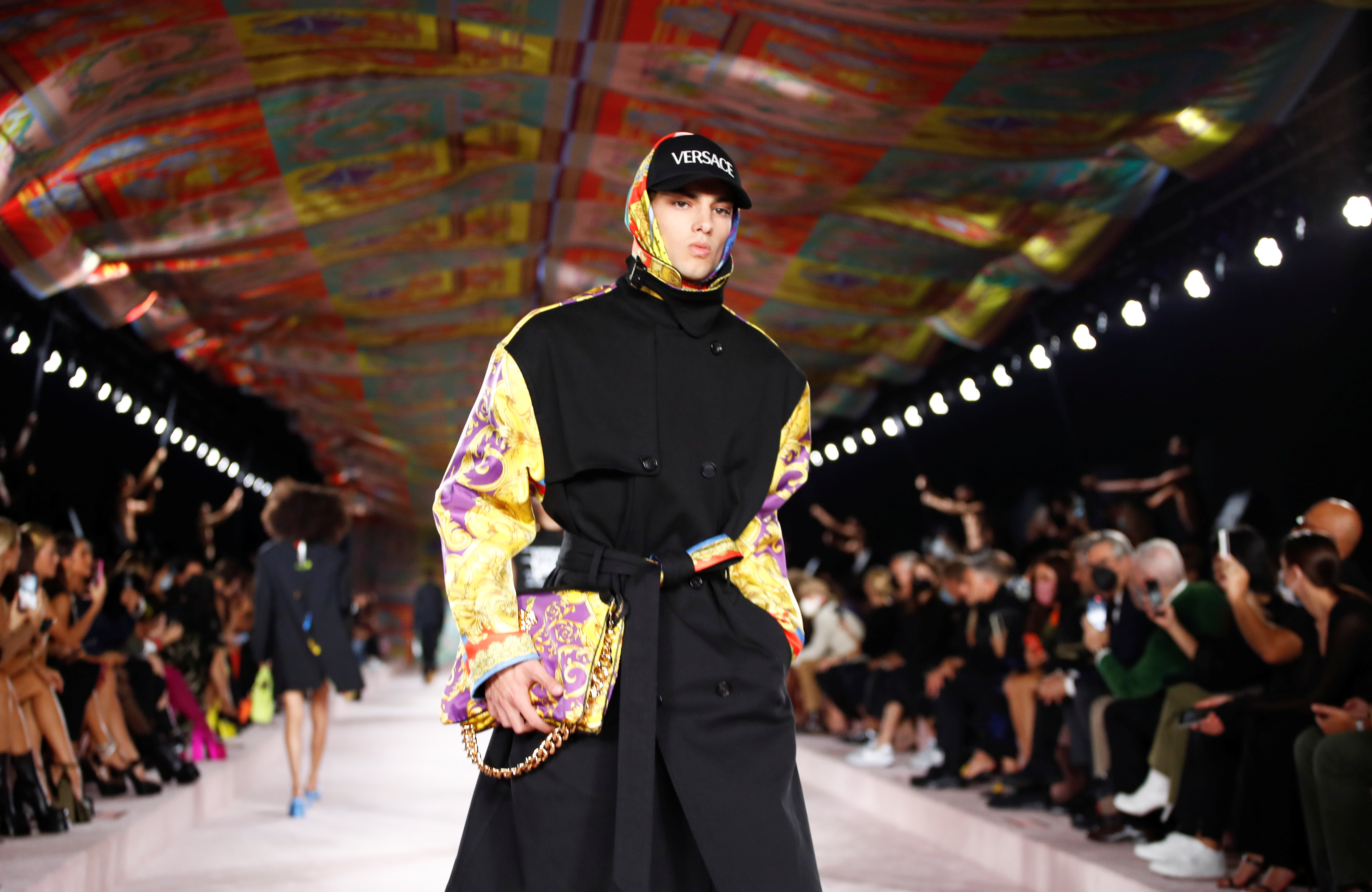 Versace presents its Spring/Summer 2022 collection during Milan Fashion Week