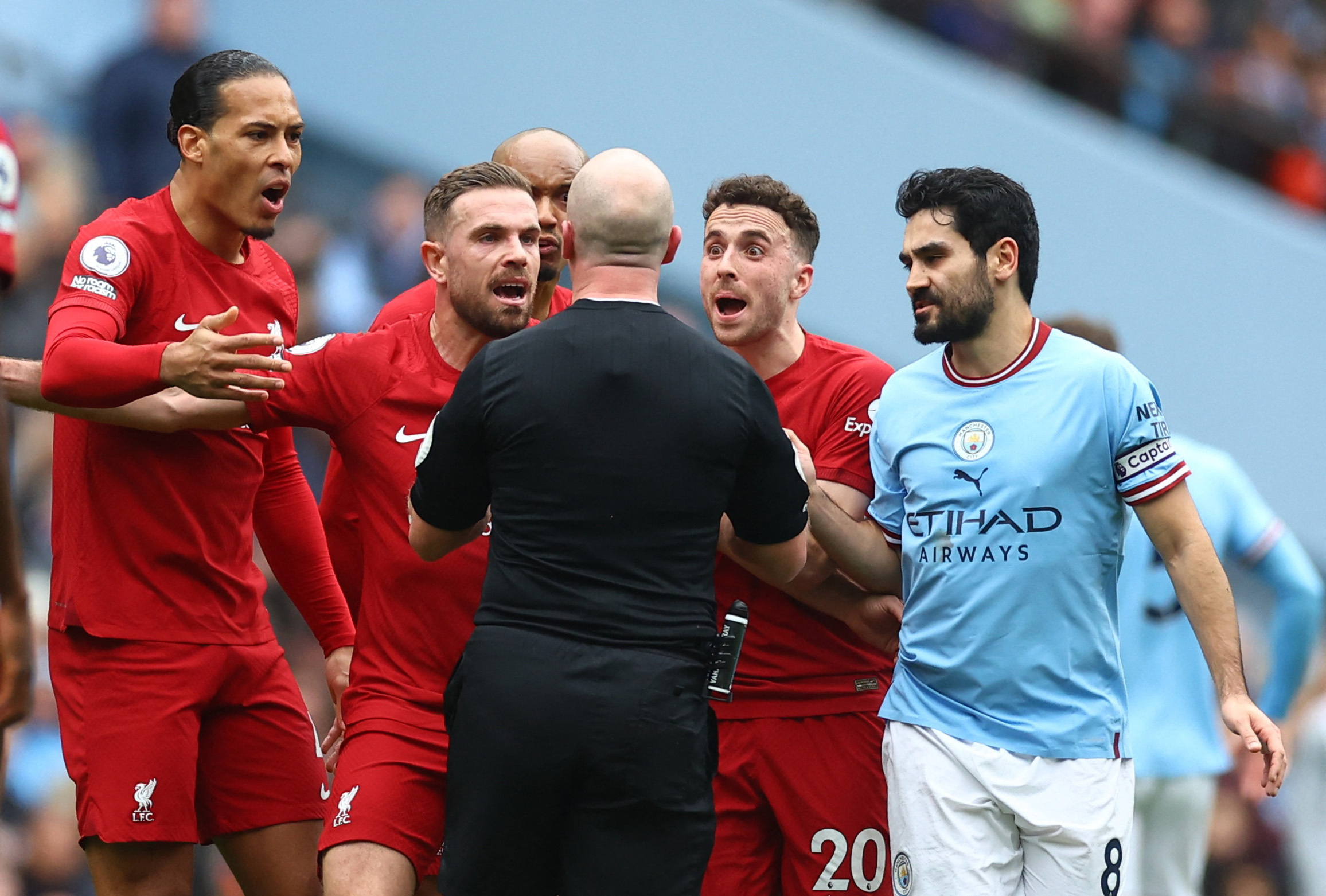 Liverpool Fined For Player Conduct In Loss To Man City | Reuters