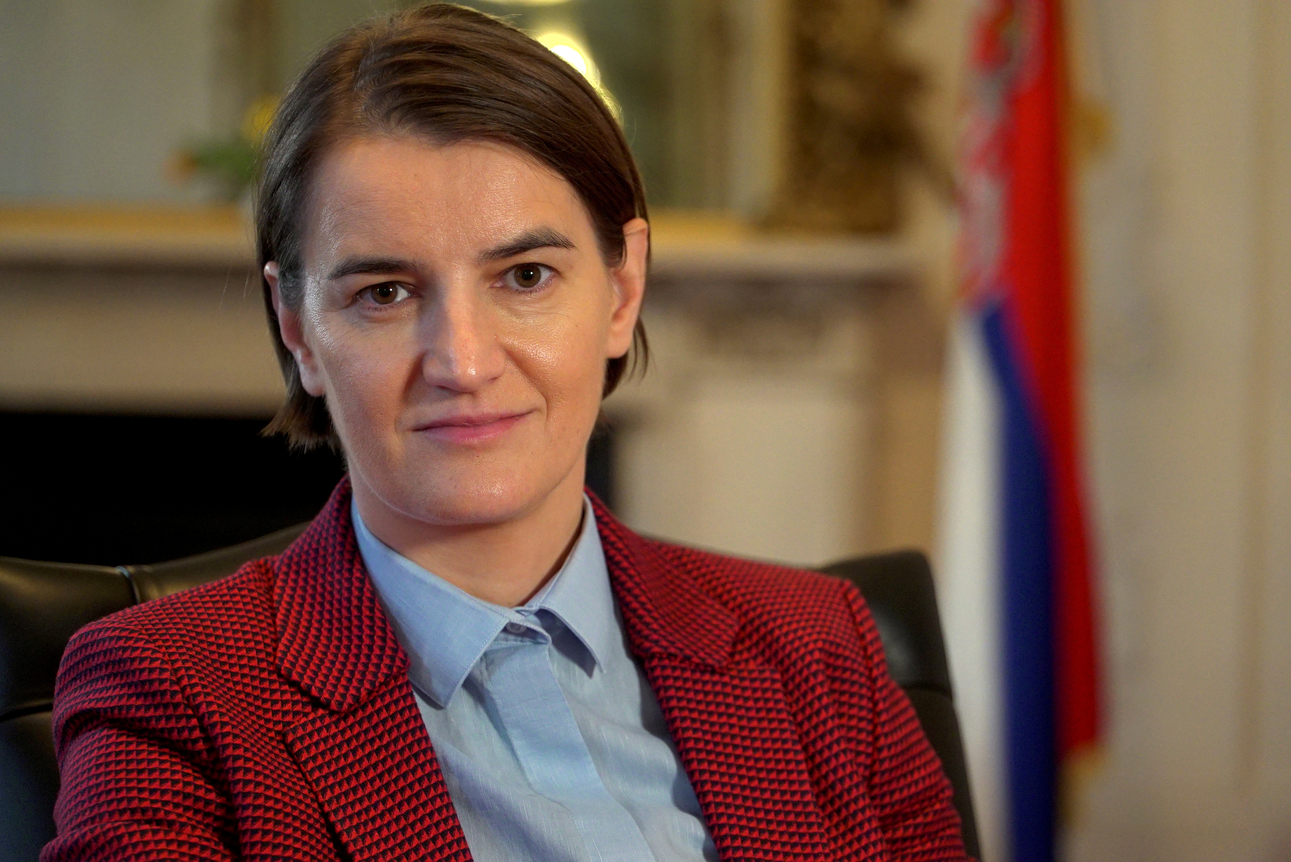 Serbia's Prime Minister Ana Brnabic poses for a portrait after an interview at Serbia's Embassy in London, Britain, February 25, 2018. REUTERS/Will Russell/File Photo