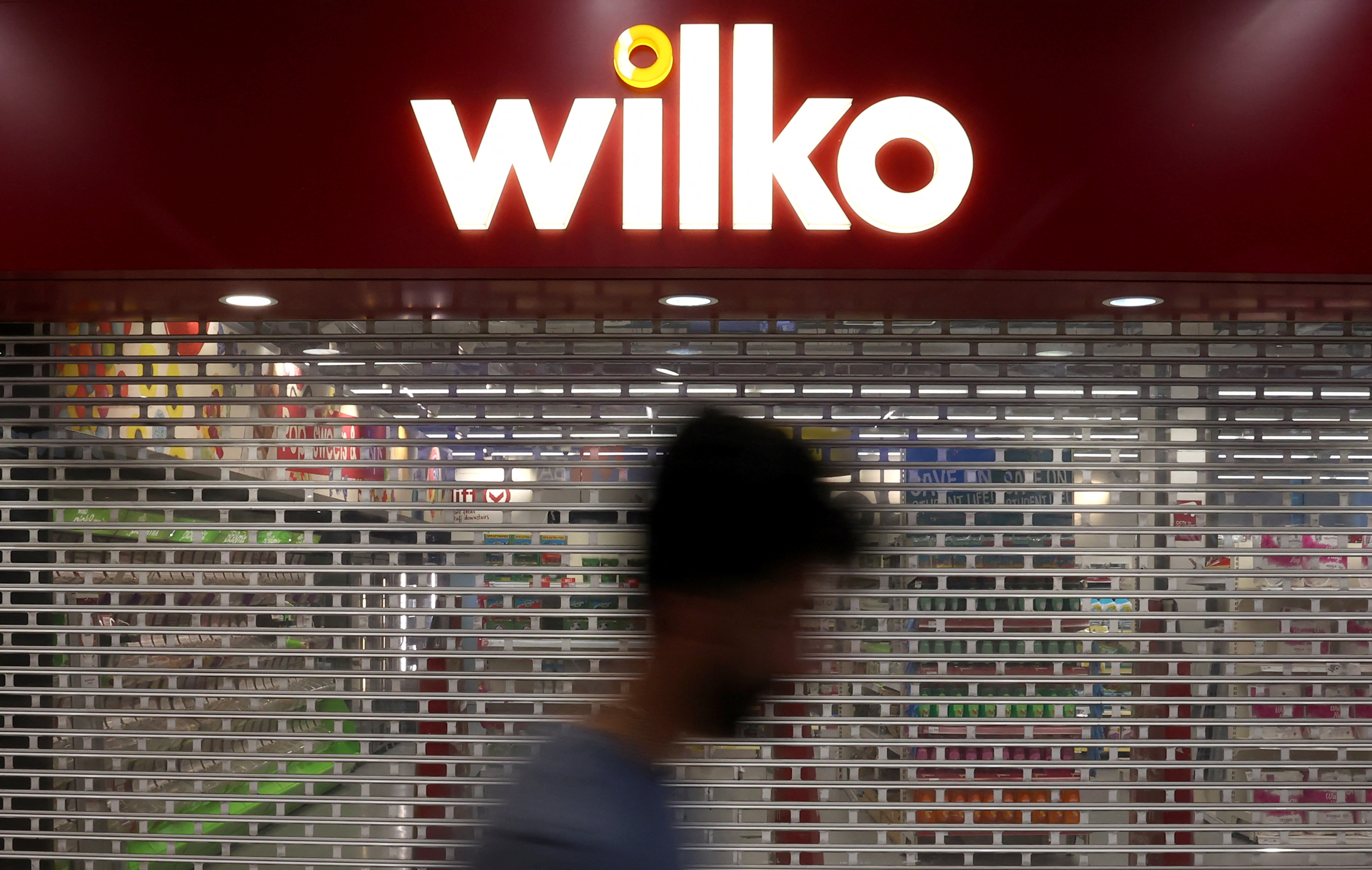 A branch of the discount retail homeware store Wilko is seen in London