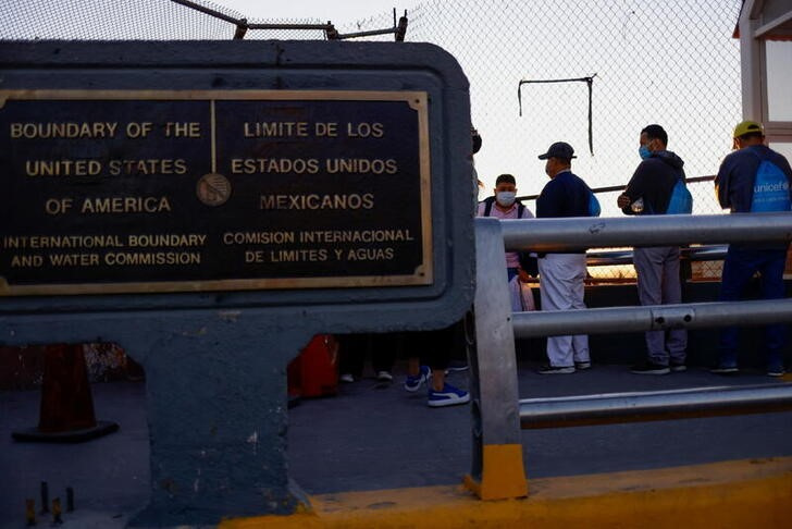 Migrants under the Migrant Protection Protocols (MPP) program, in Ciudad Juarez